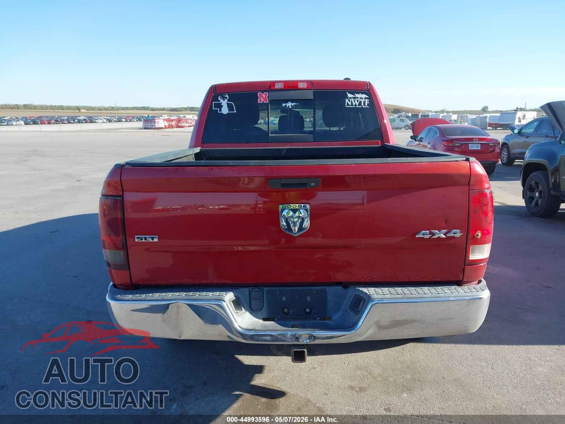 DODGE RAM 1500 2010 - 1D7RV1CT8AS102937