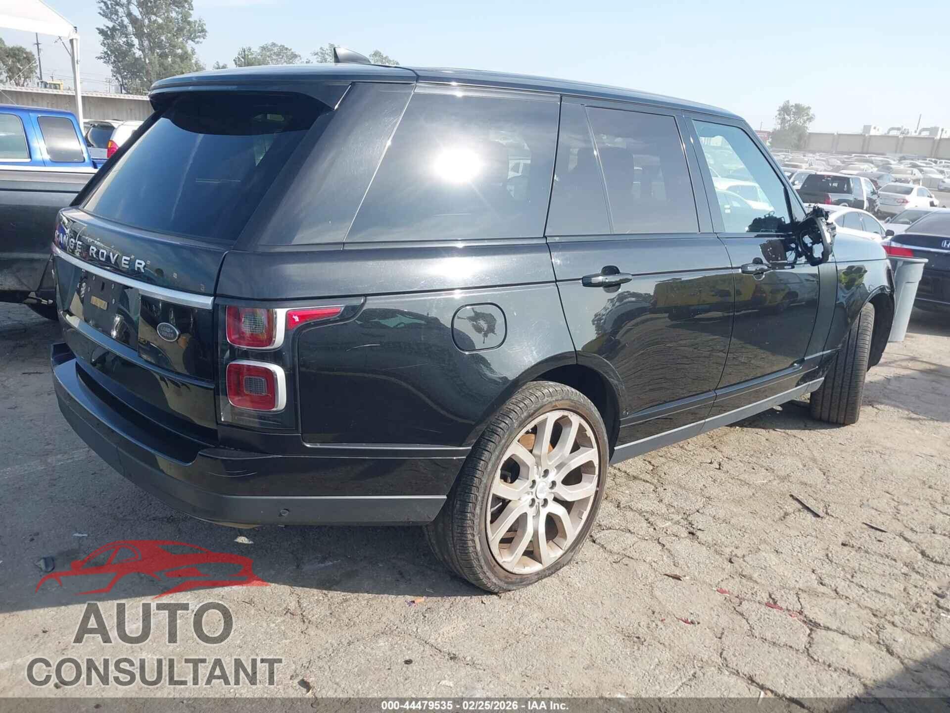 LAND ROVER RANGE ROVER 2019 - SALGS2RE4KA536104