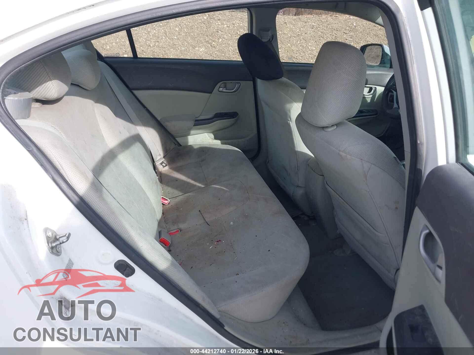 HONDA CIVIC 2012 - 2HGFB2F5XCH320155