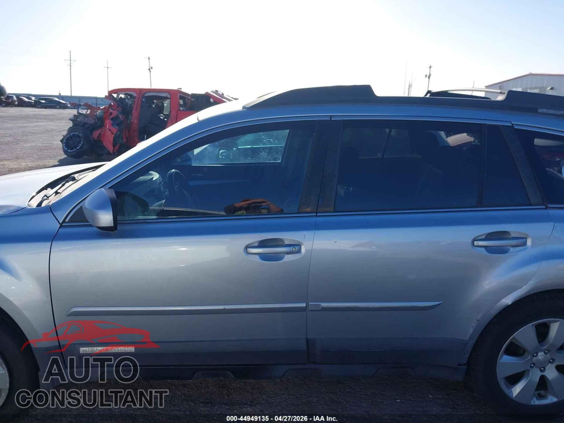 SUBARU OUTBACK 2012 - 4S4BRCGC8C3290549
