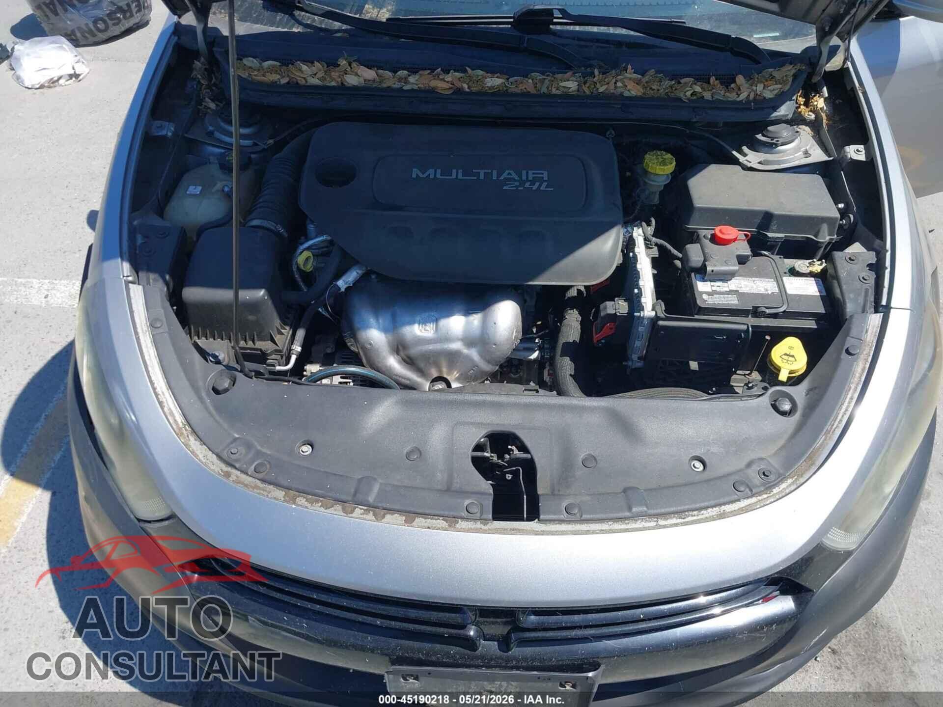DODGE DART 2015 - 1C3CDFBB8FD165366