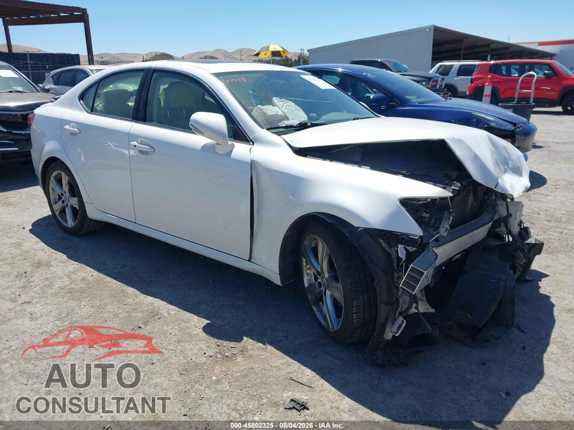 LEXUS IS 250 2012 - JTHBF5C21C2103100
