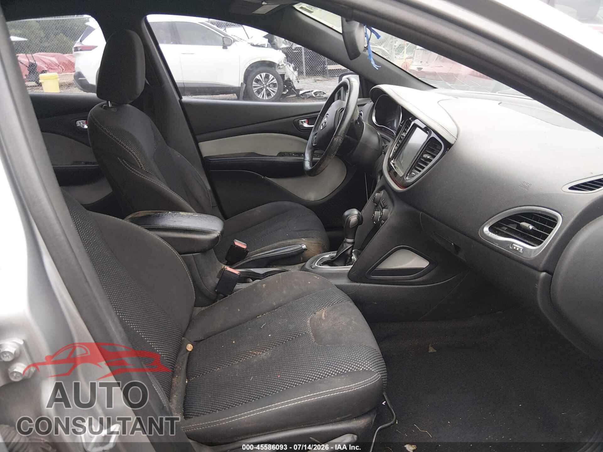 DODGE DART 2015 - 1C3CDFBB4FD187770