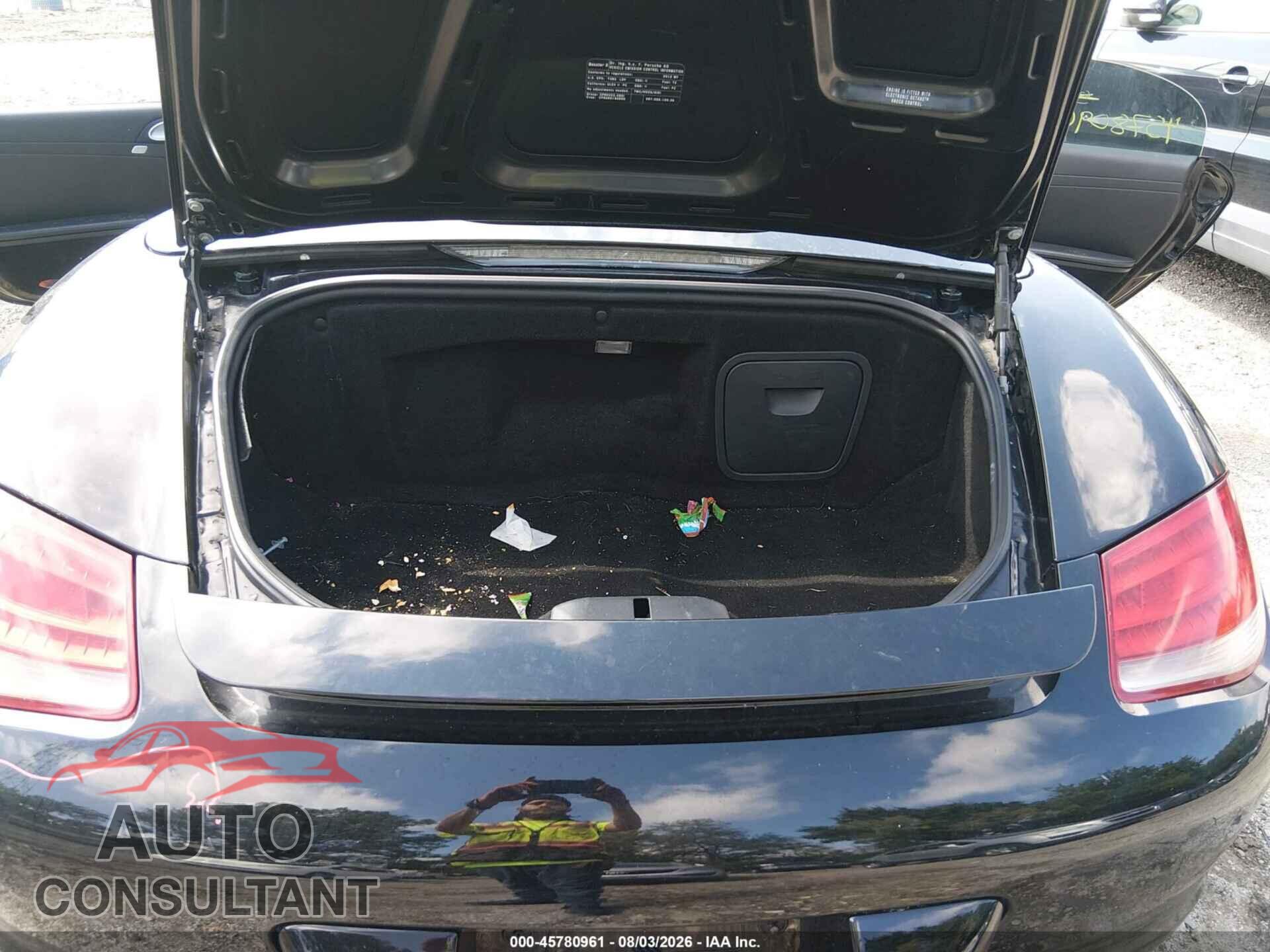PORSCHE BOXSTER 2012 - WP0CB2A8XCS799138