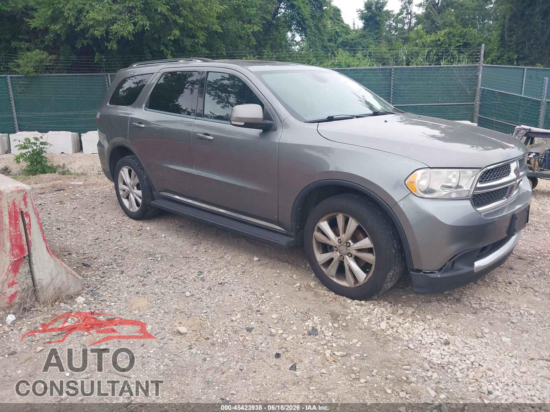 DODGE DURANGO 2012 - 1C4RDJDG3CC107748