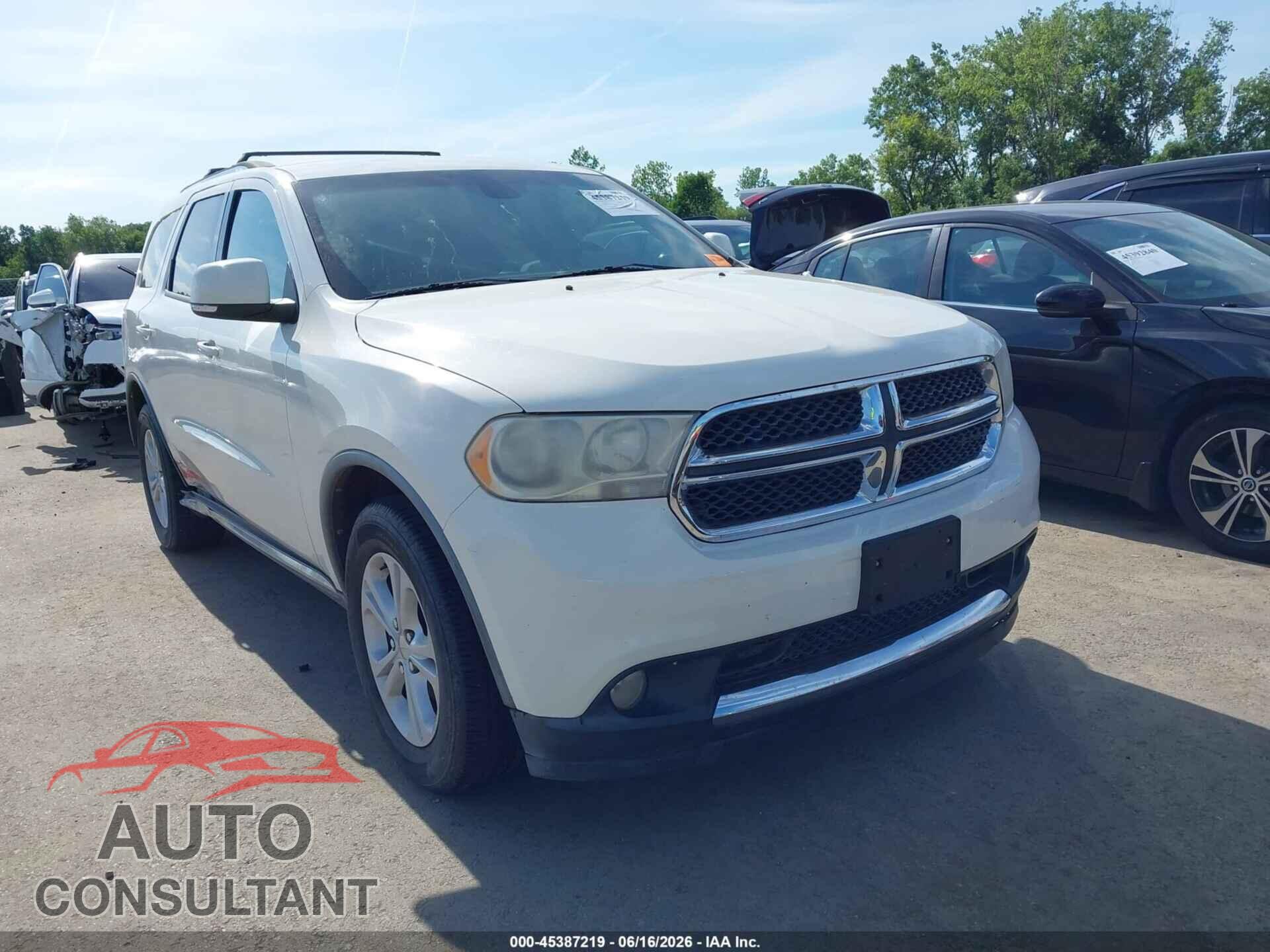 DODGE DURANGO 2012 - 1C4RDHDG4CC112501