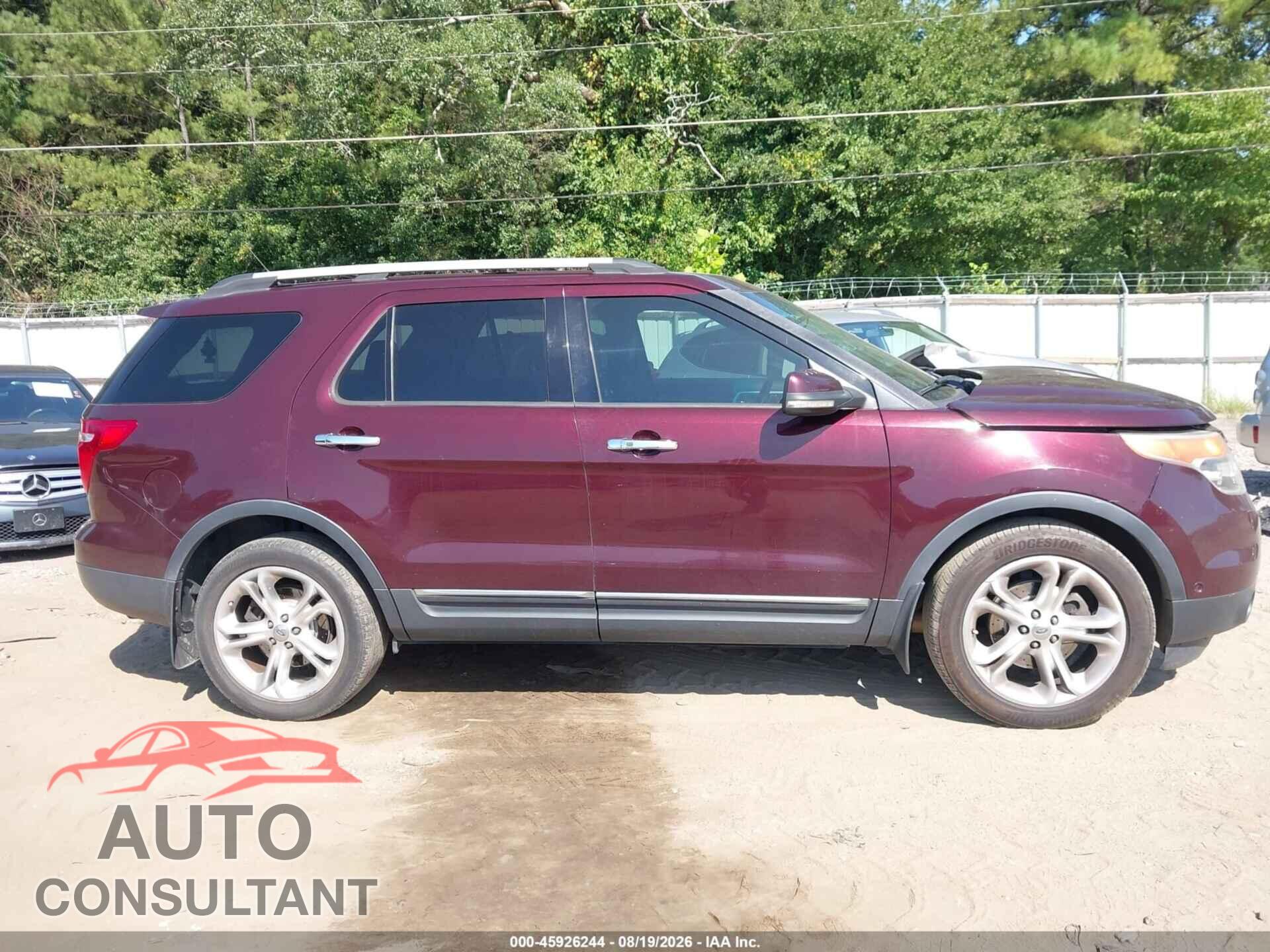 FORD EXPLORER 2011 - 1FMHK8F86BGA61593
