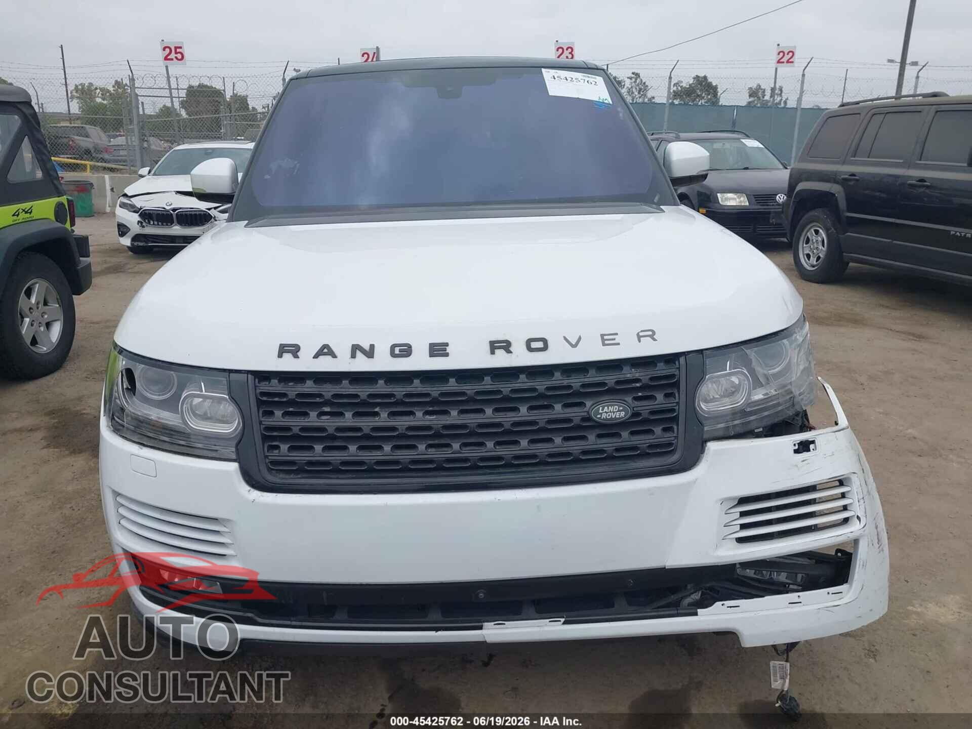 LAND ROVER RANGE ROVER 2016 - SALGS2EF2GA307877