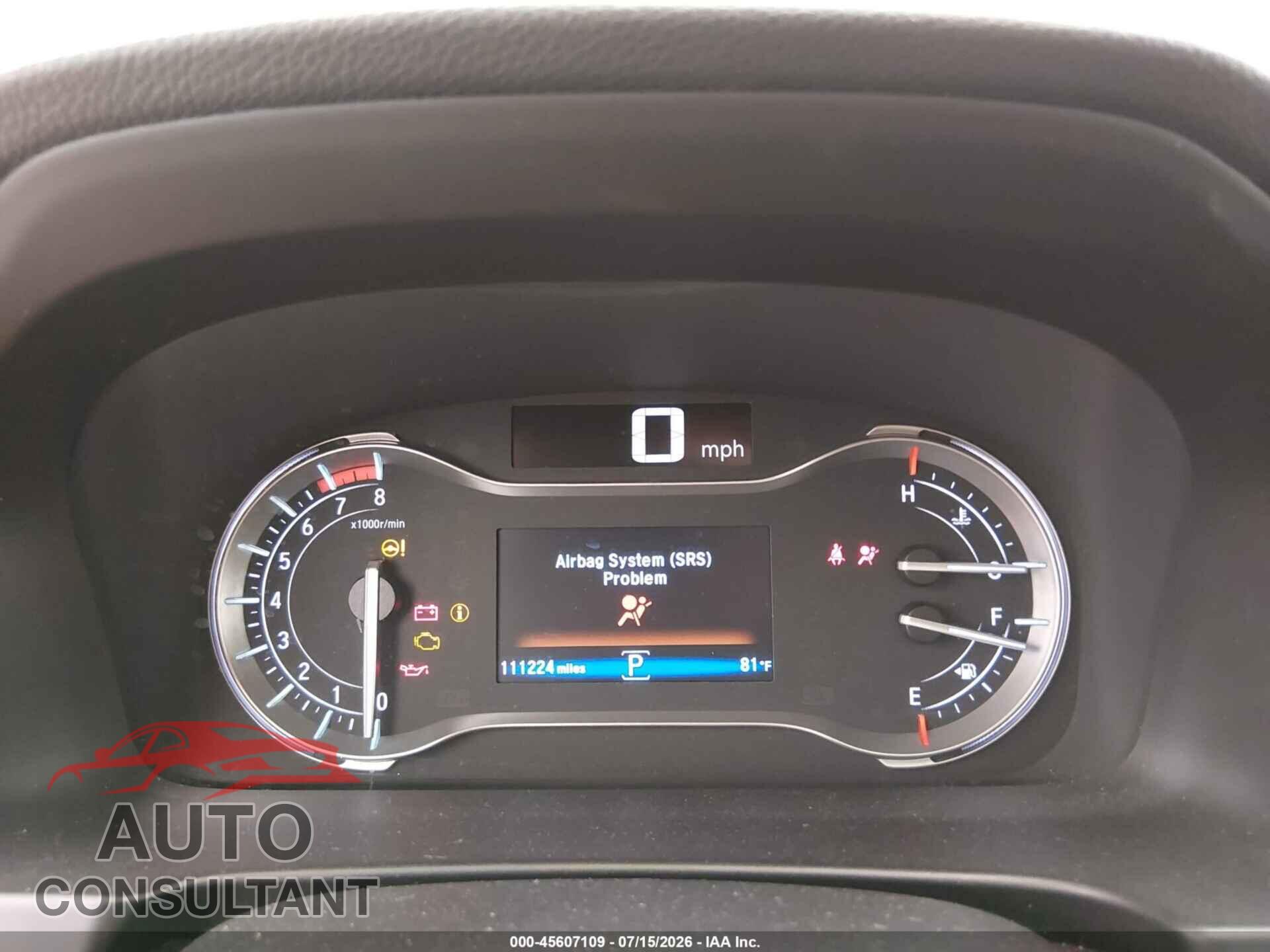 HONDA RIDGELINE 2019 - 5FPYK3F61KB019727