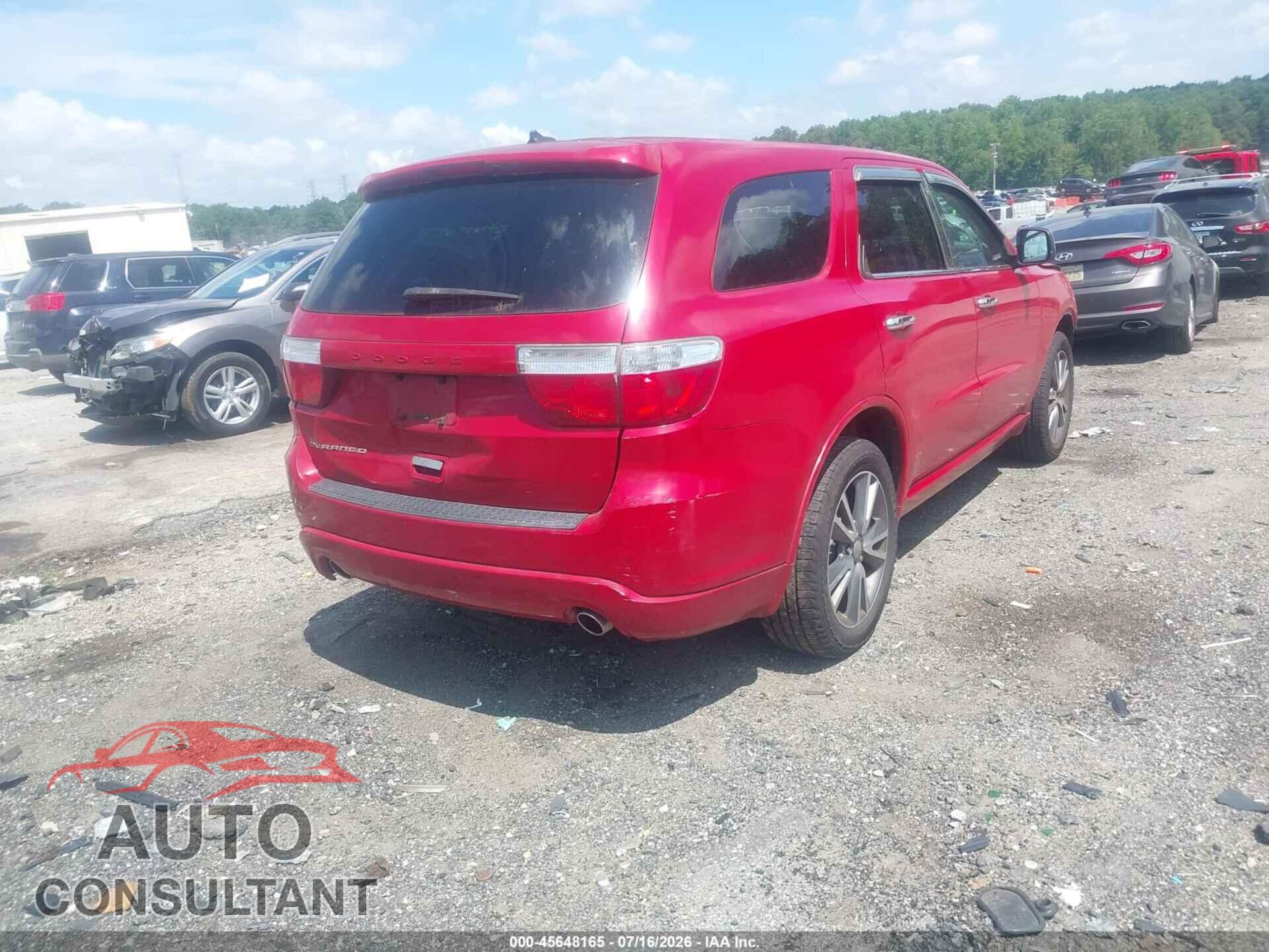 DODGE DURANGO 2013 - 1C4RDHAG2DC658297