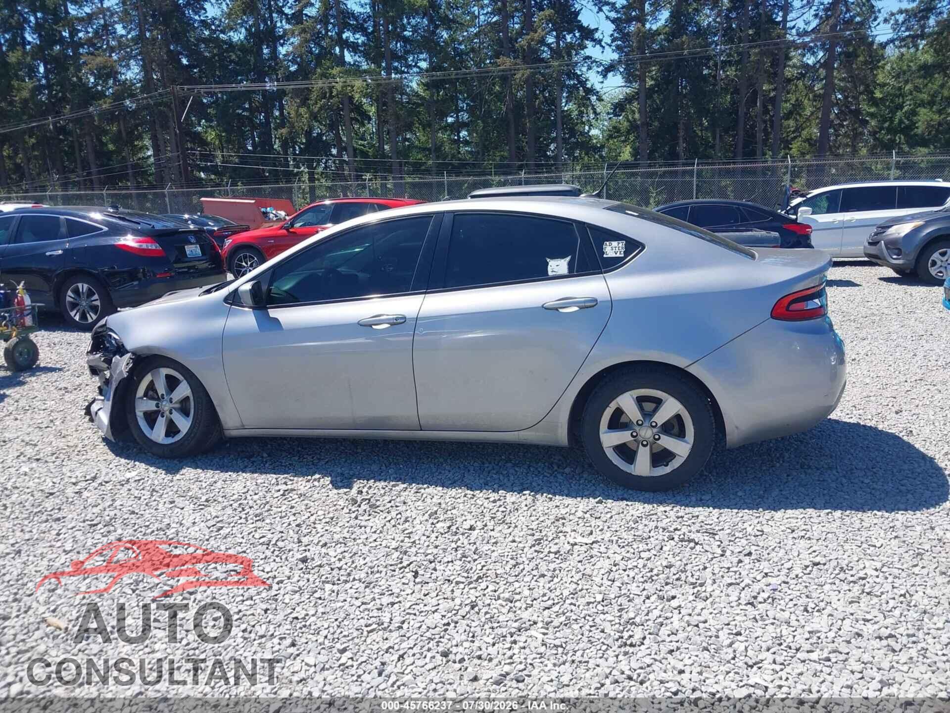 DODGE DART 2016 - 1C3CDFBB3GD515536