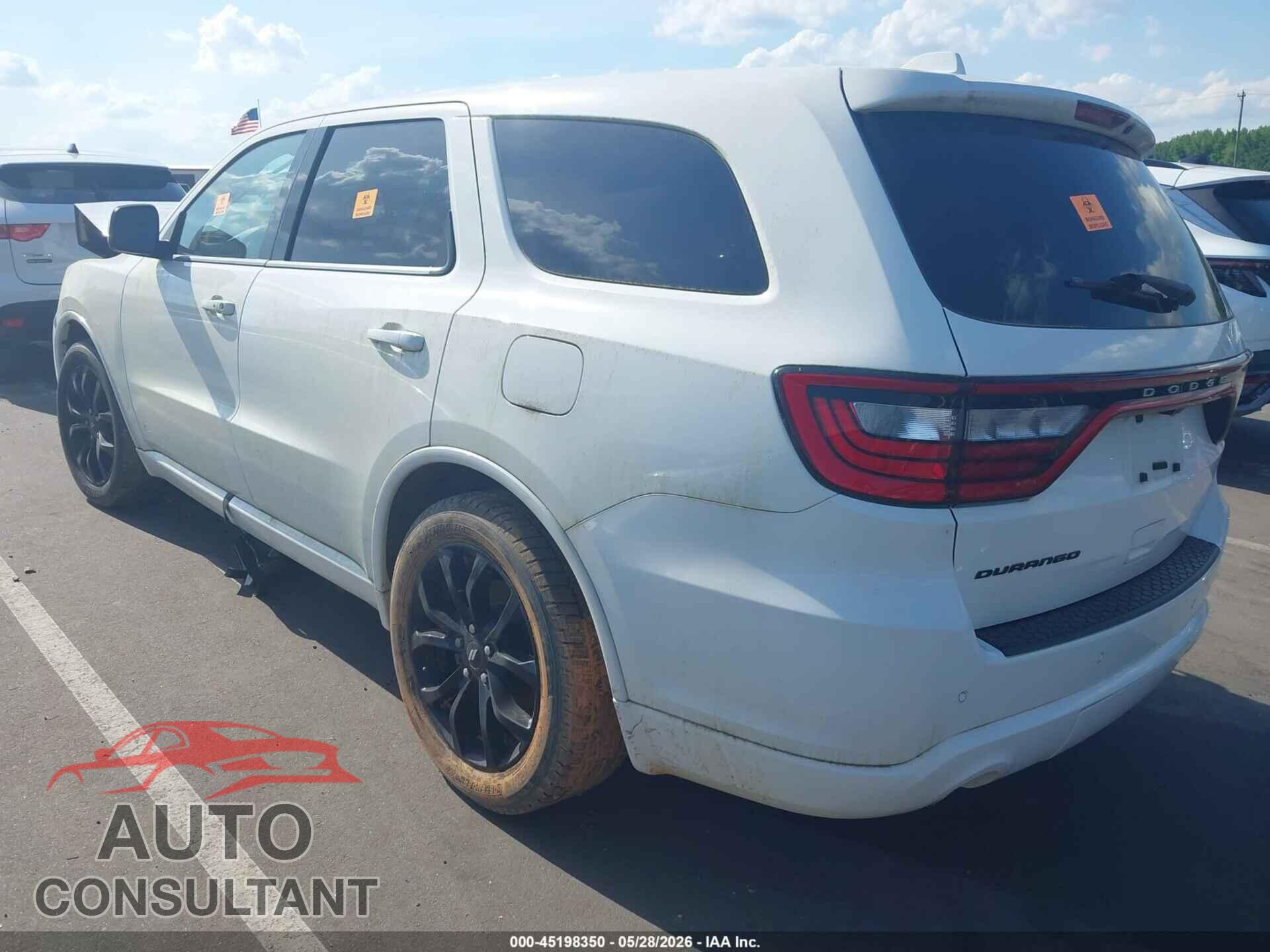DODGE DURANGO 2019 - 1C4RDHAGXKC847762