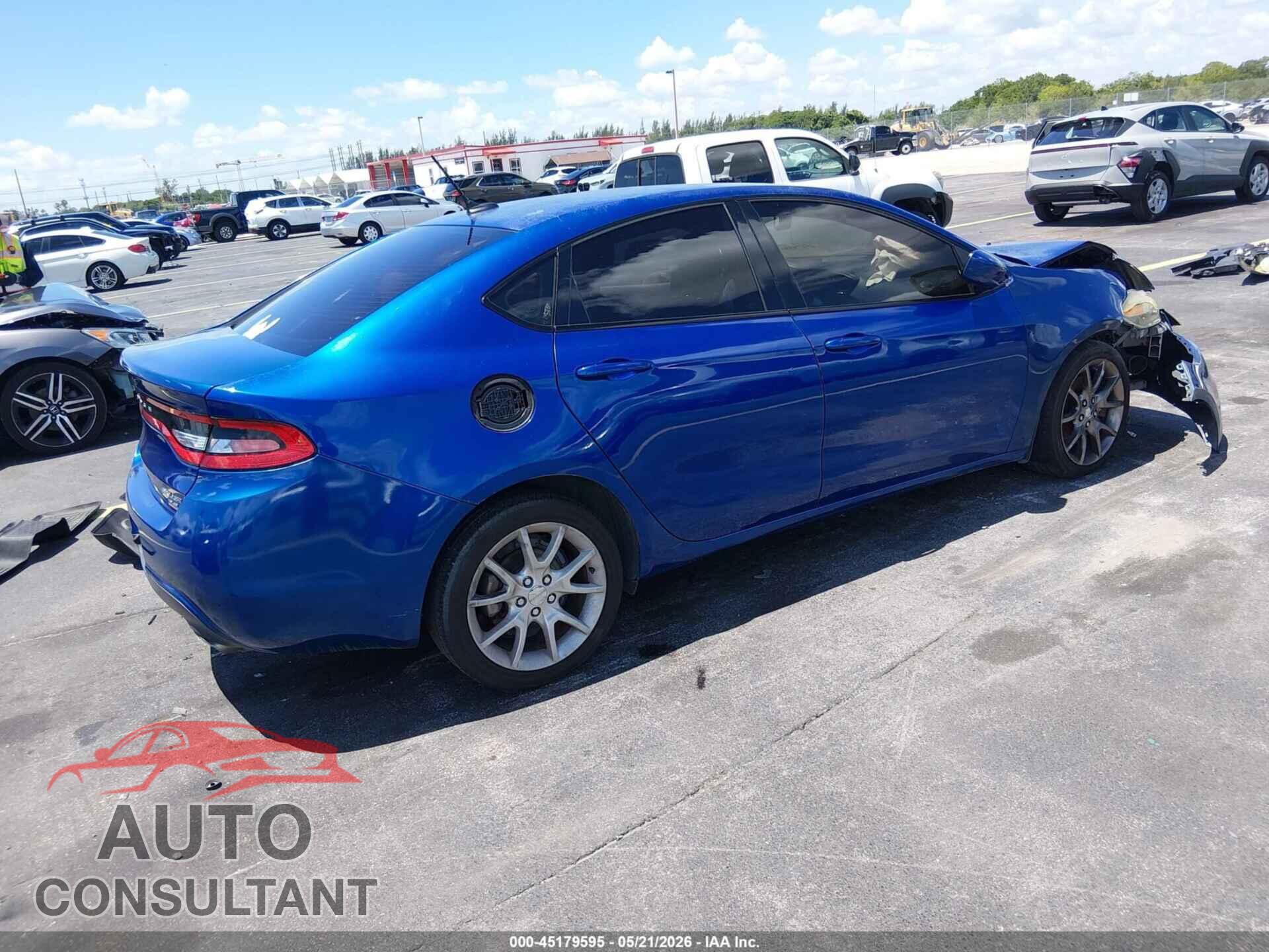 DODGE DART 2014 - 1C3CDFBB6ED823765