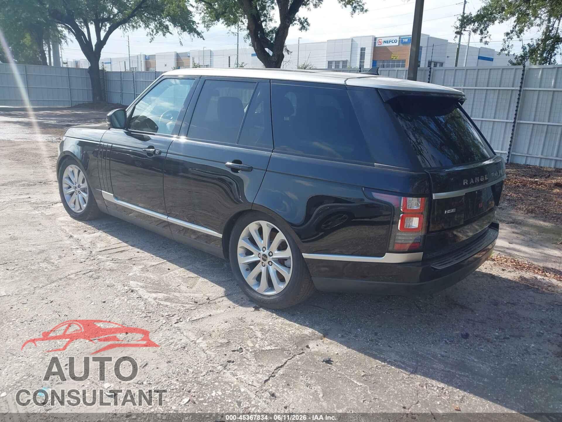 LAND ROVER RANGE ROVER 2016 - SALGS2VF1GA264259