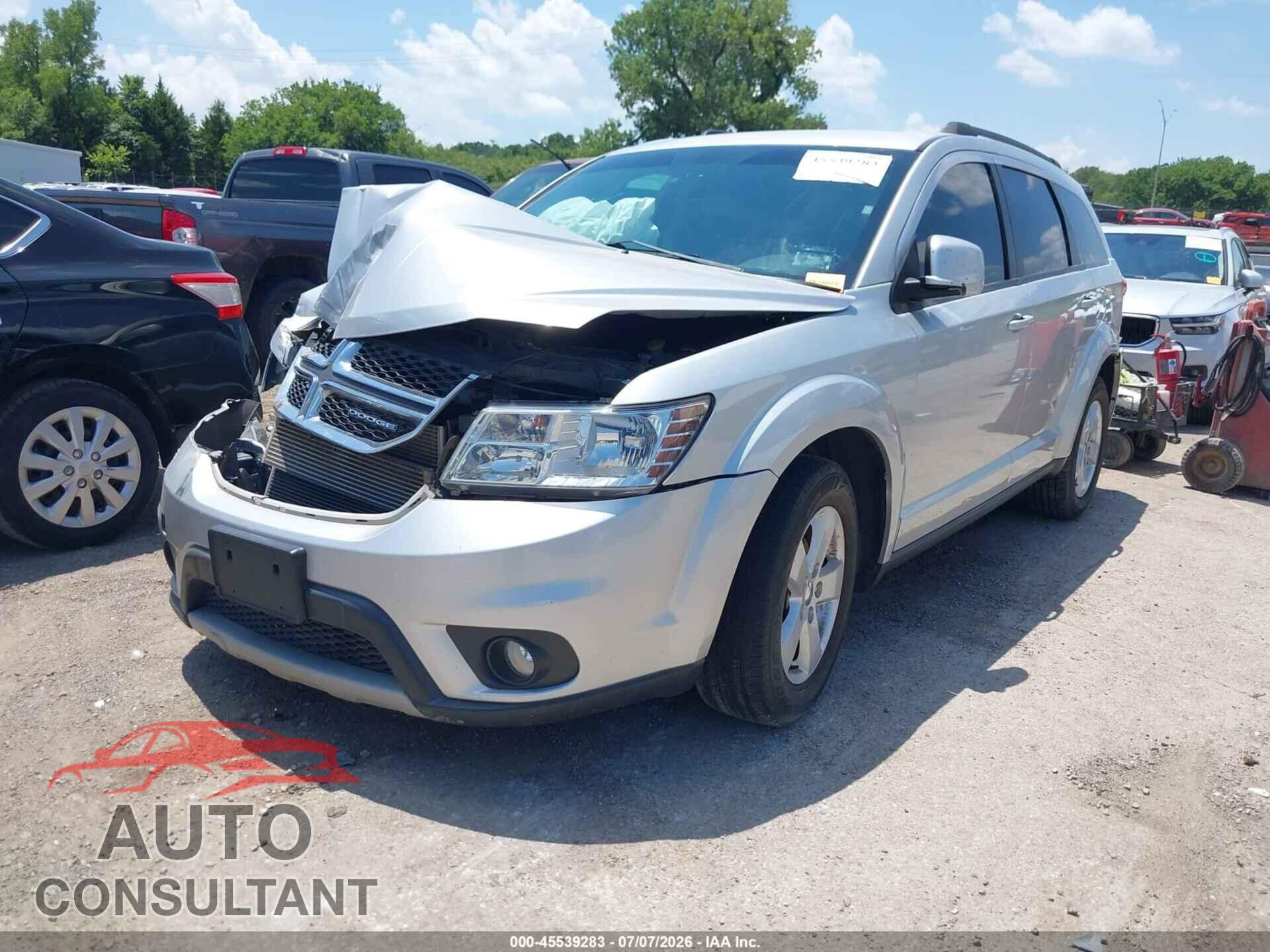 DODGE JOURNEY 2012 - 3C4PDCBG7CT190871