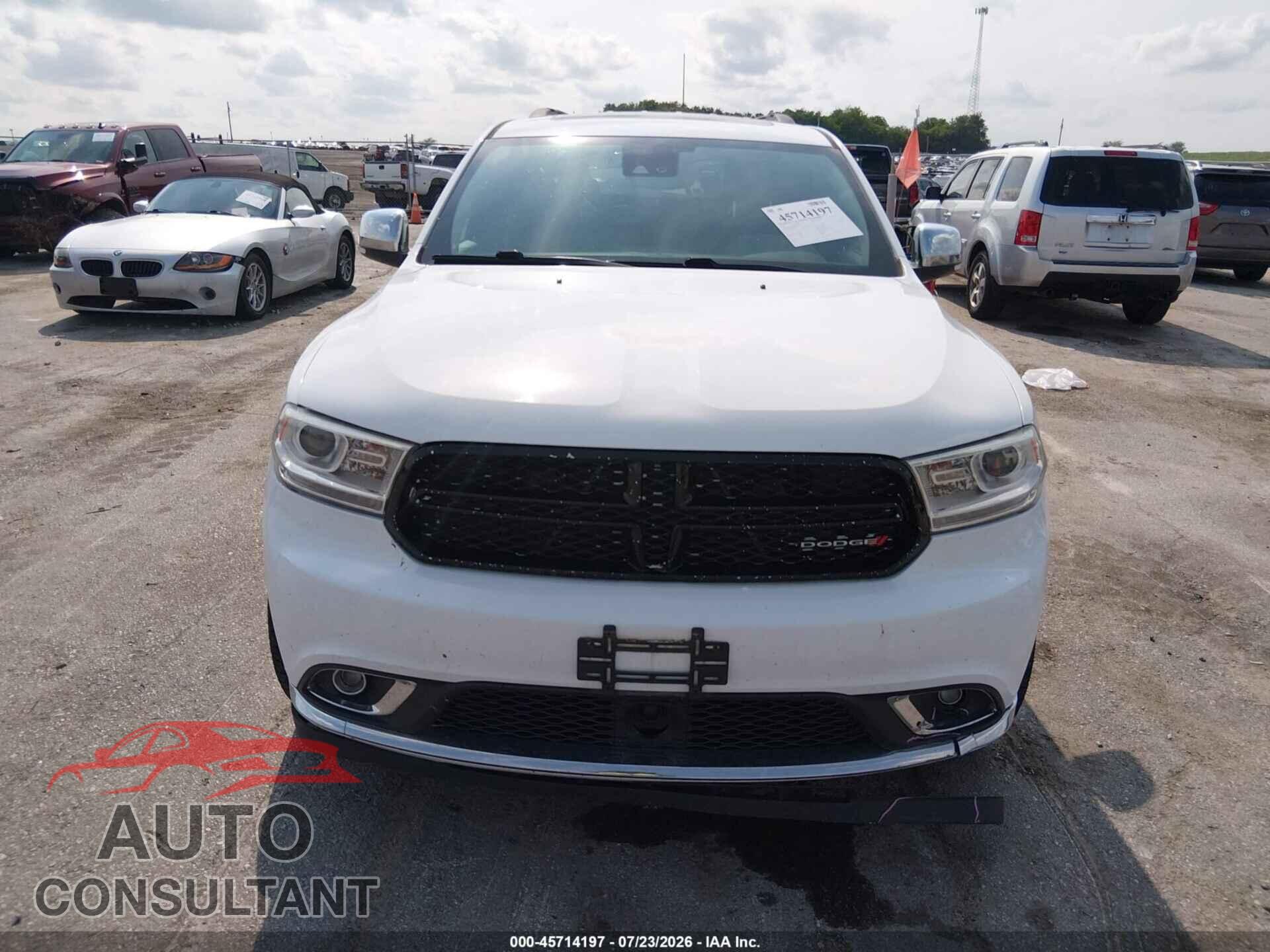 DODGE DURANGO 2017 - 1C4RDJEG8HC697421