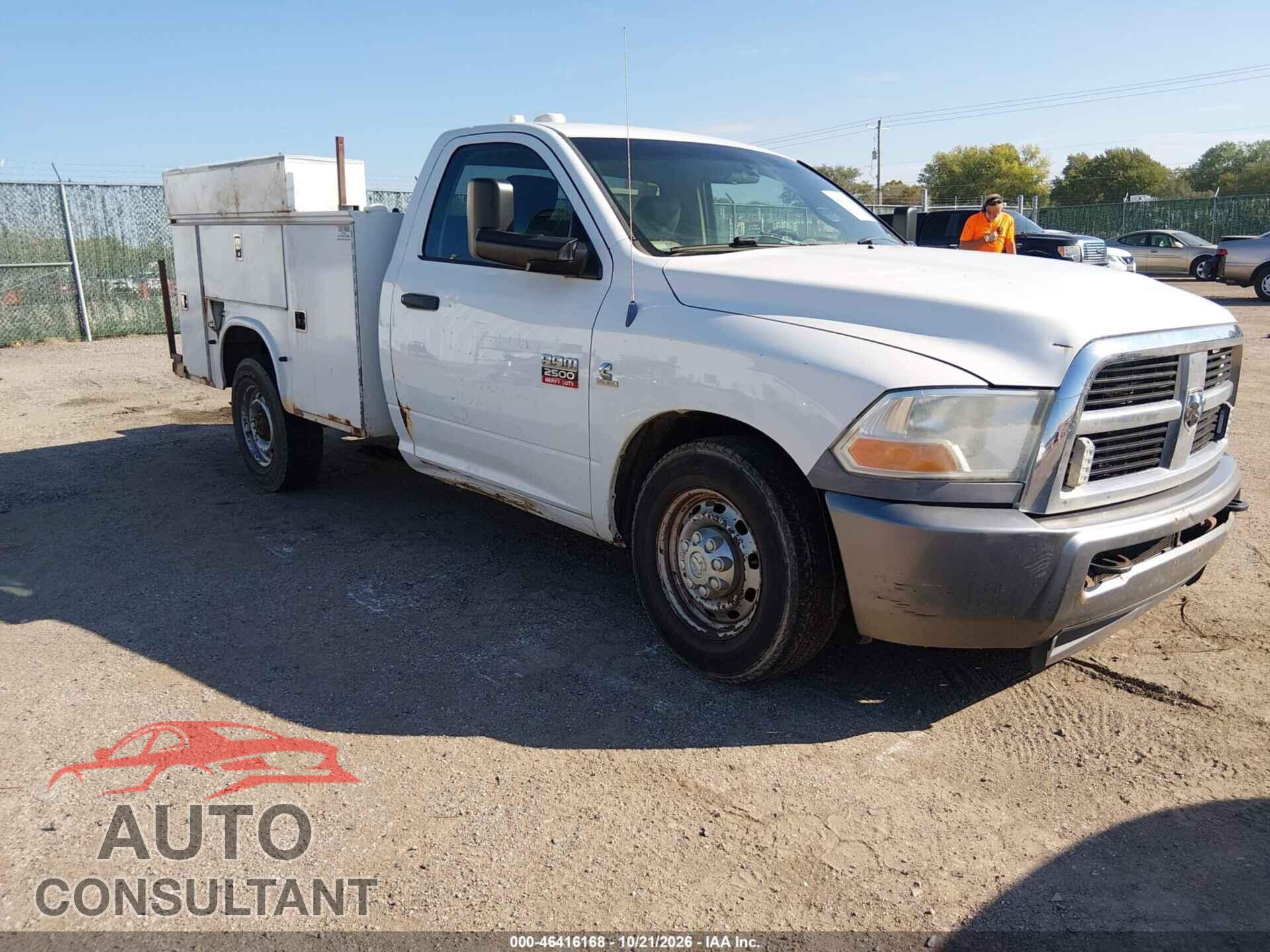DODGE RAM 2500 2010 - 3D7LP2EL0AG110248