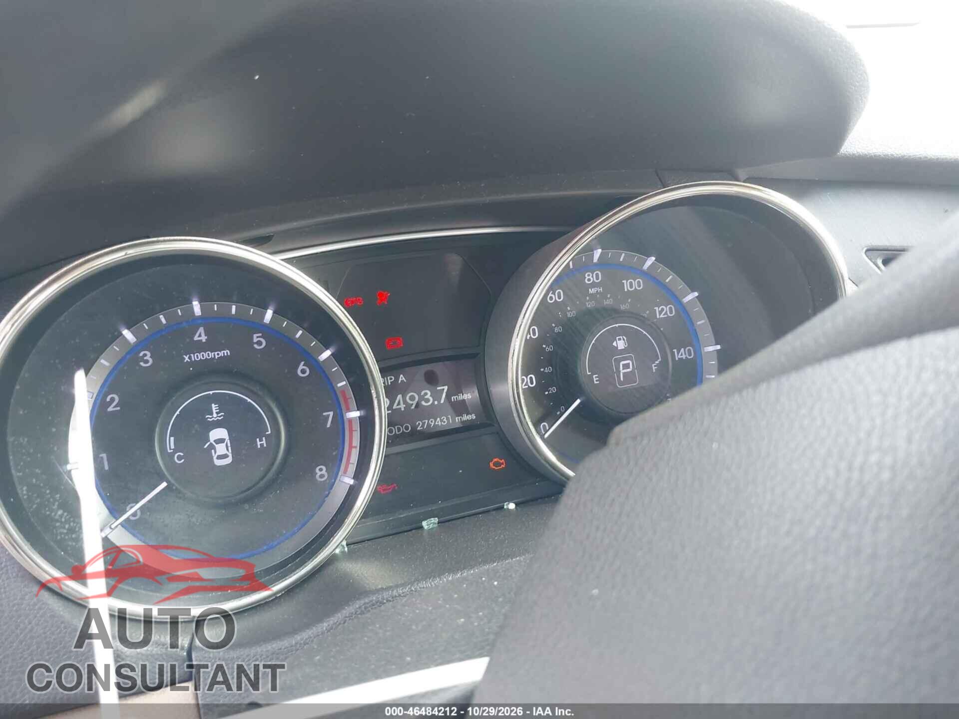 HYUNDAI SONATA 2012 - 5NPEB4AC0CH332110