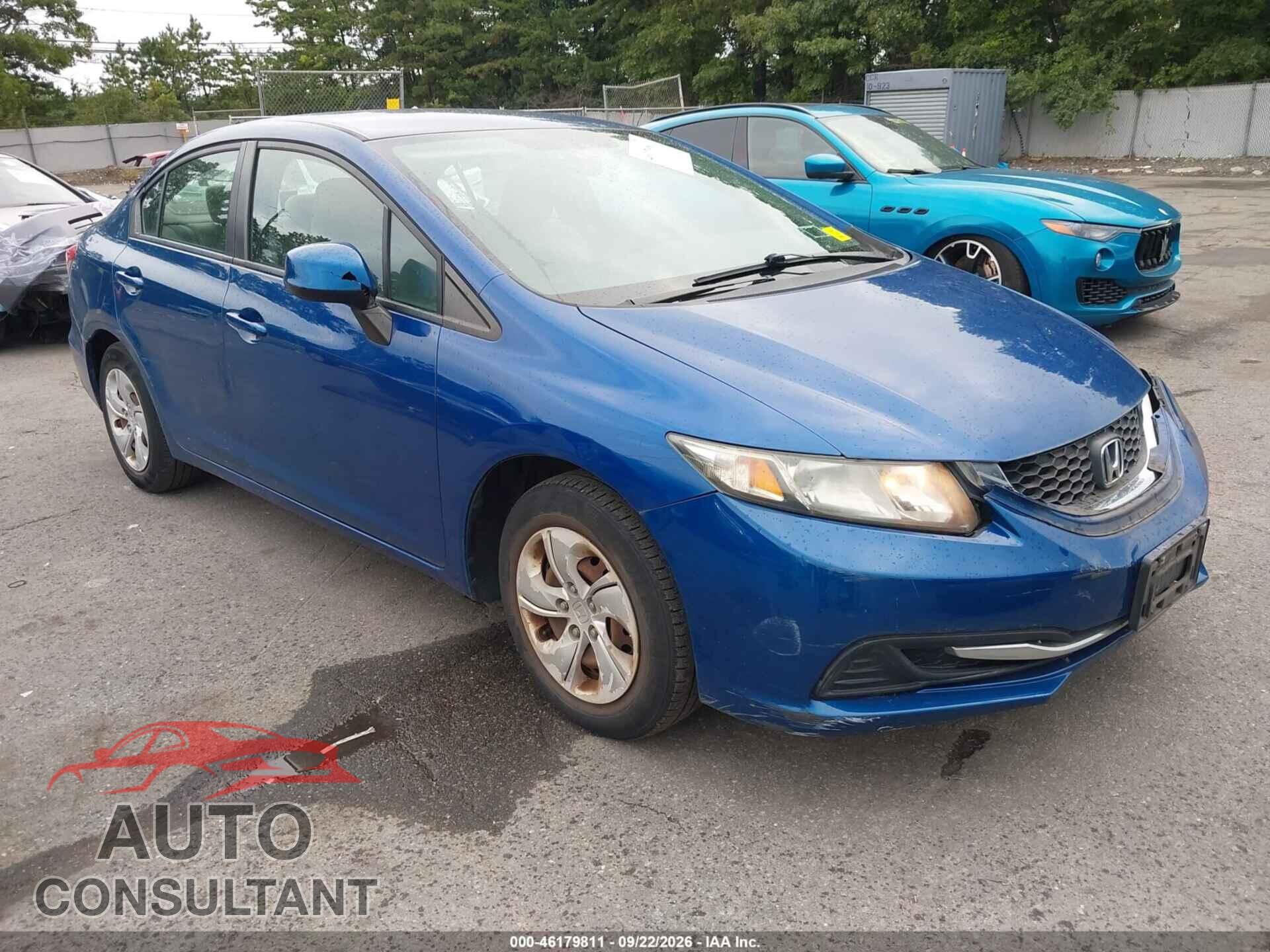 HONDA CIVIC 2013 - 19XFB2F5XDE204577