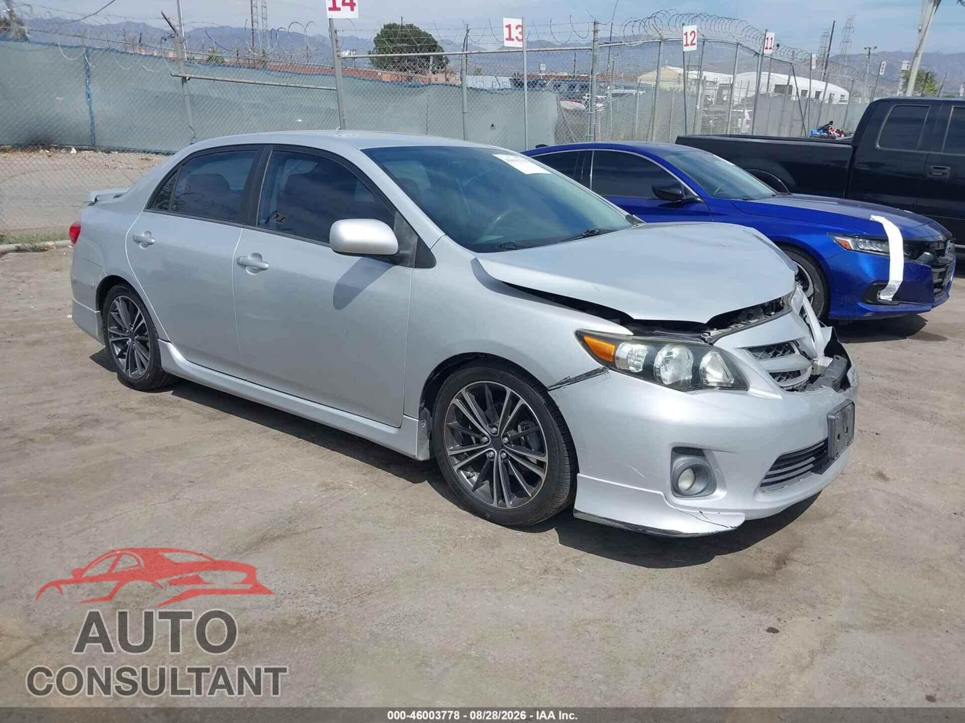 TOYOTA COROLLA 2013 - 5YFBU4EEXDP216331