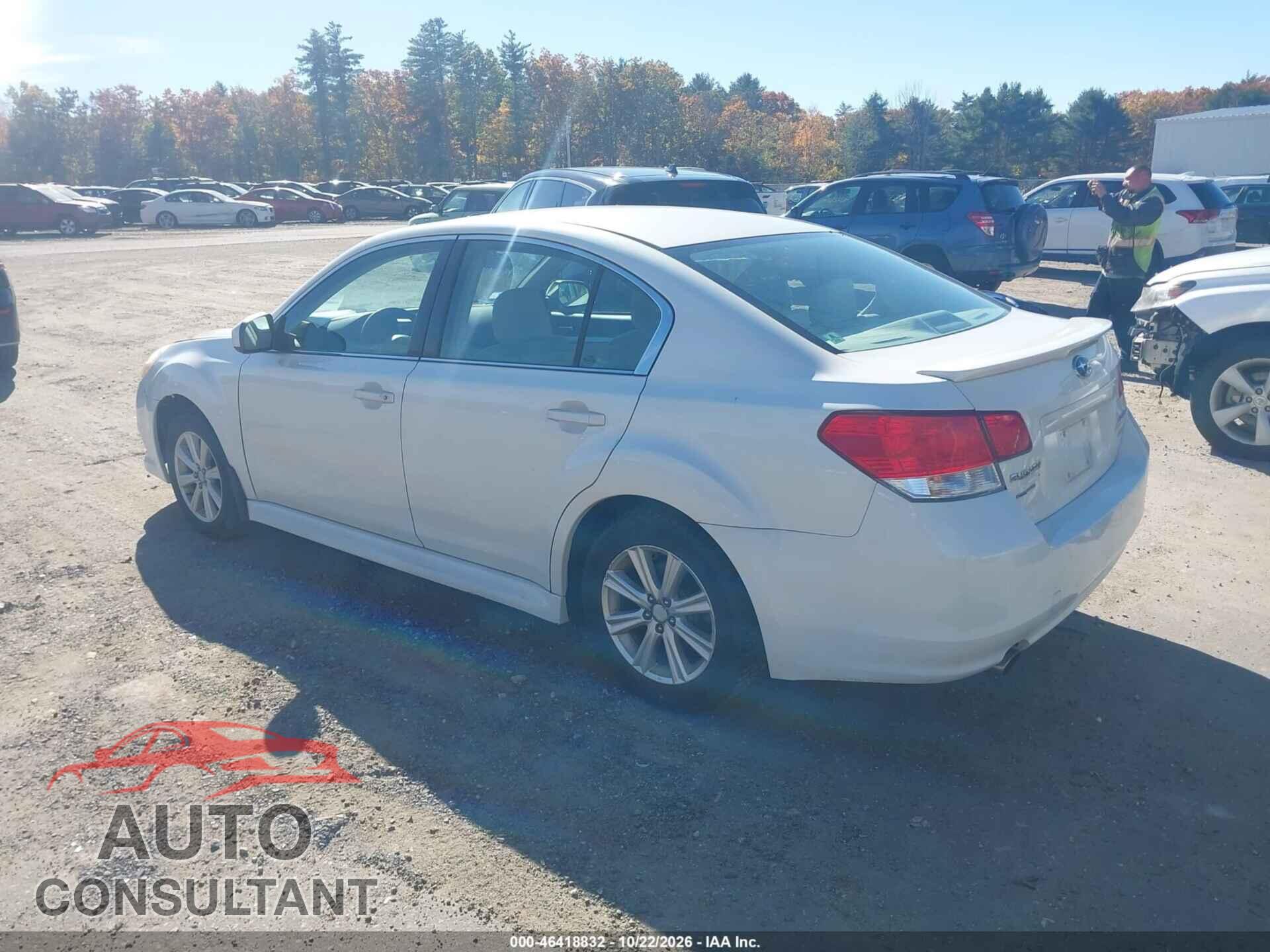 SUBARU LEGACY 2012 - 4S3BMBC64C3040657