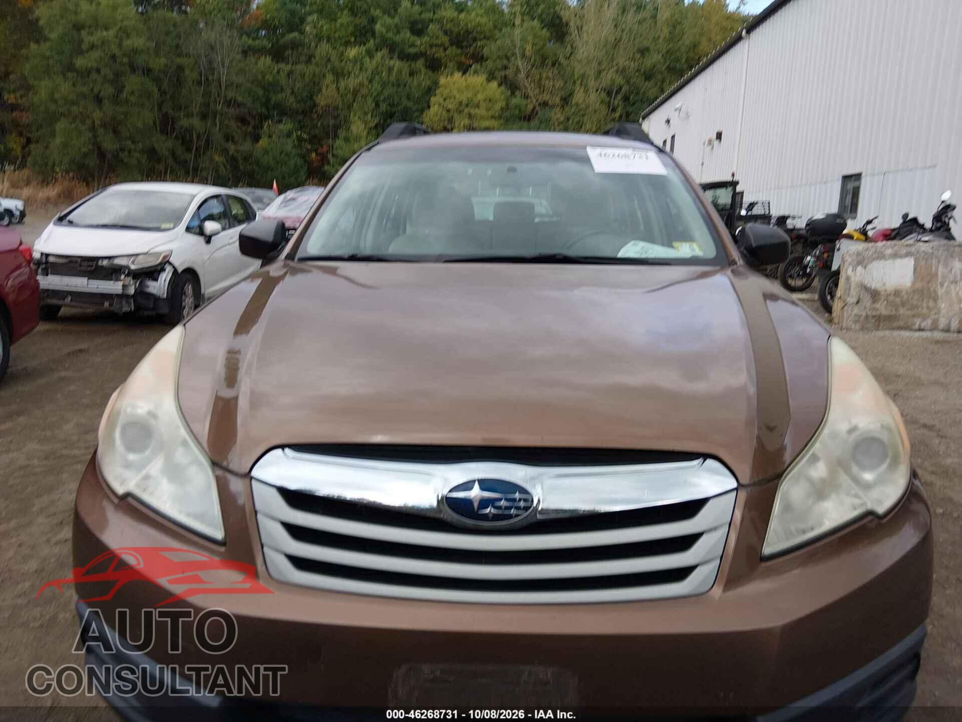 SUBARU OUTBACK 2011 - 4S4BRBAC4B3396871