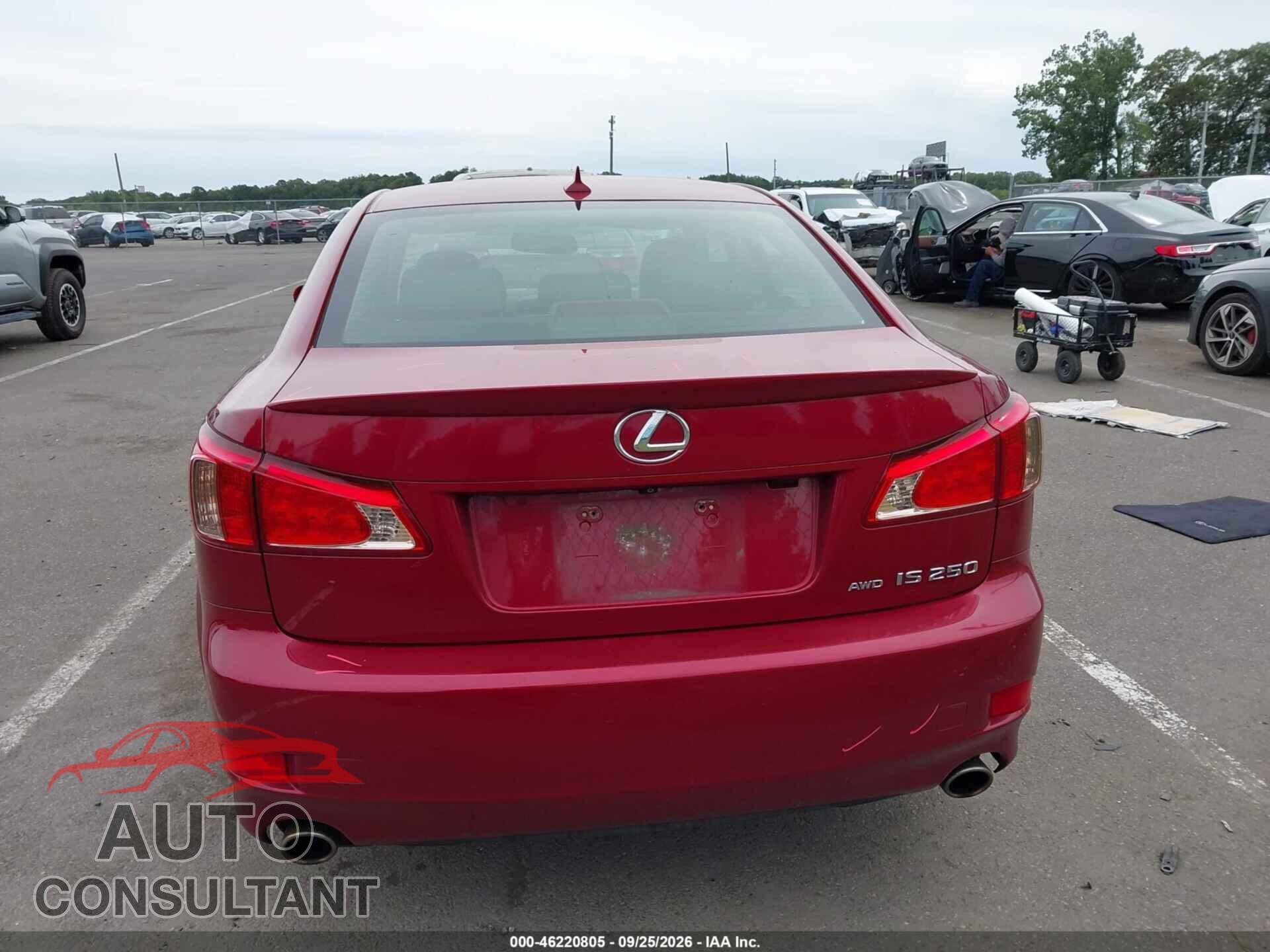 LEXUS IS 250 2012 - JTHCF5C28C5059762