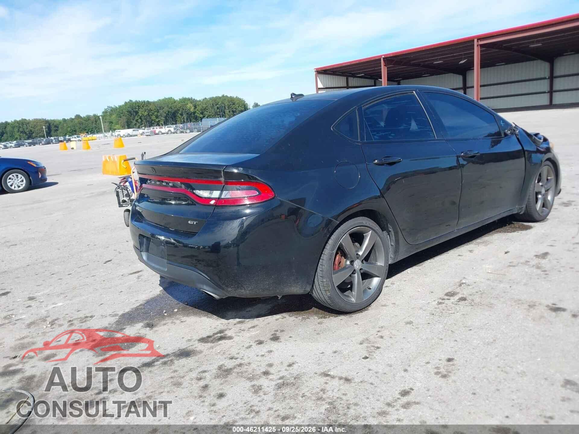 DODGE DART 2015 - 1C3CDFEB3FD369424