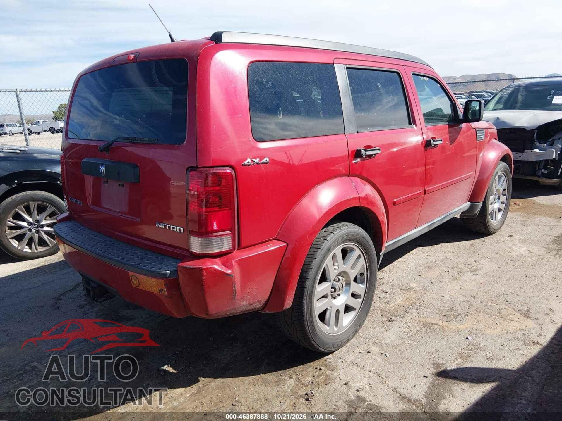 DODGE NITRO 2011 - 1D4PU4GK9BW603467