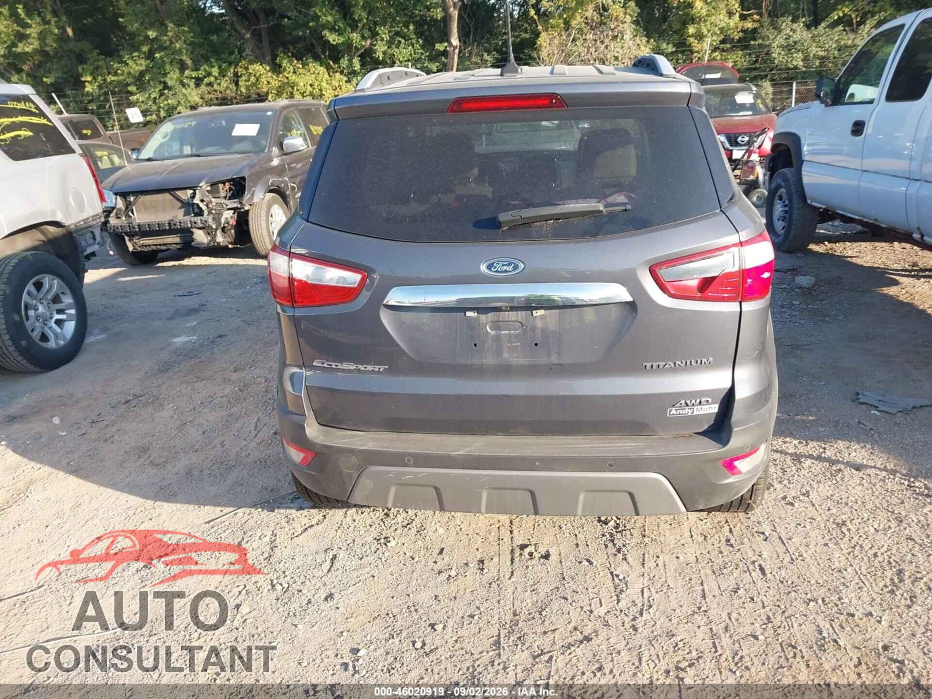 FORD ECOSPORT 2021 - MAJ6S3KL1MC412922