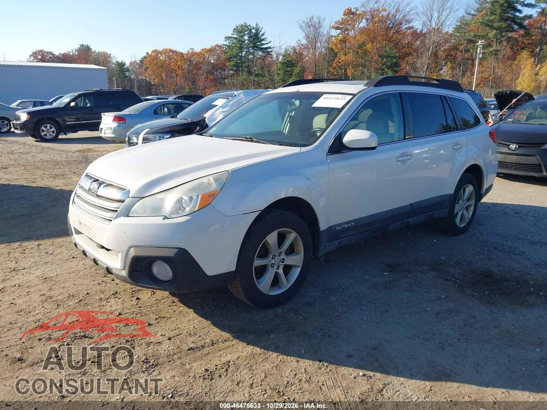 SUBARU OUTBACK 2014 - 4S4BRBDC7E3230876
