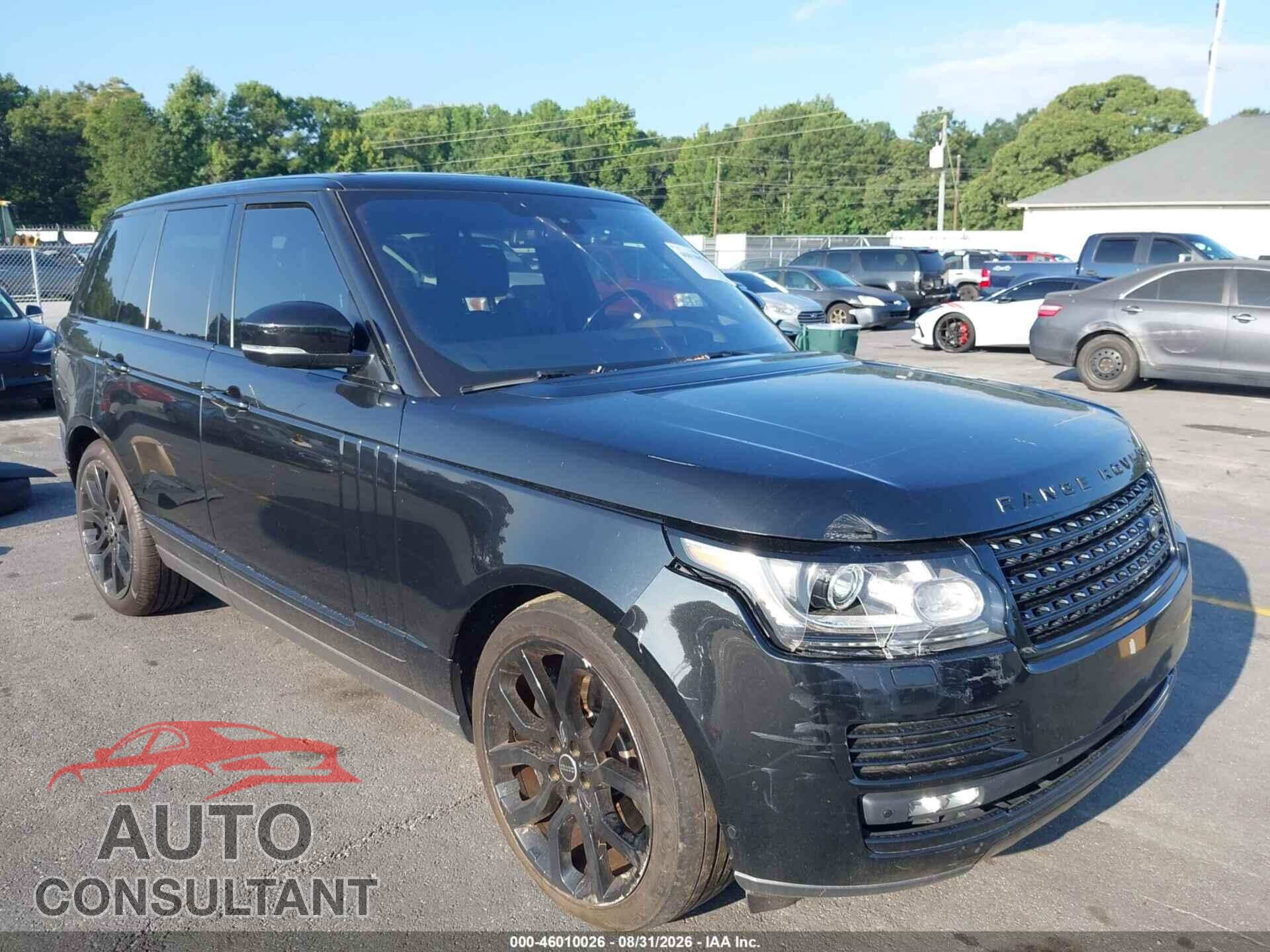 LAND ROVER RANGE ROVER 2016 - SALGS2VF2GA257045