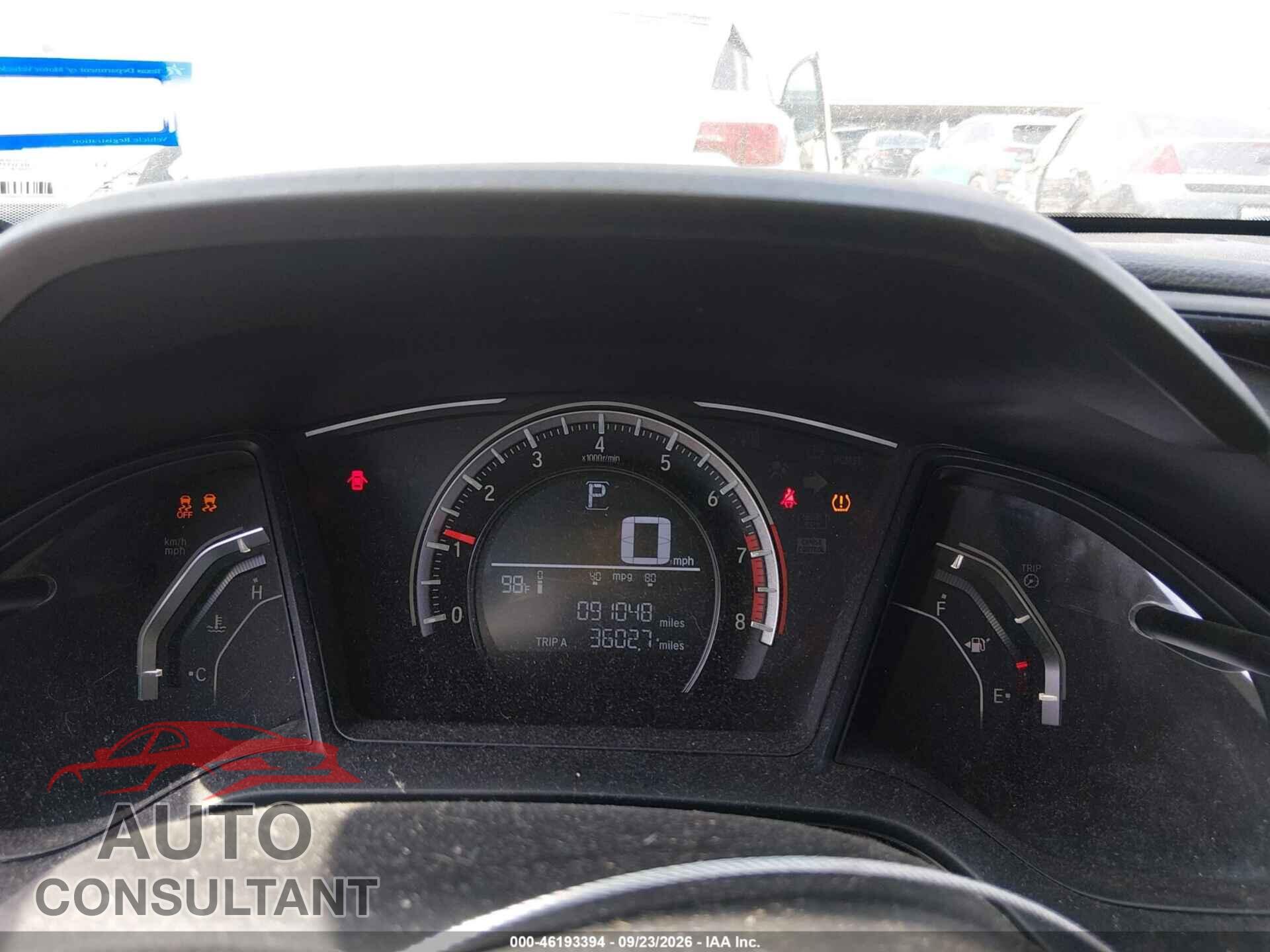 HONDA CIVIC 2017 - 19XFC2F58HE069375
