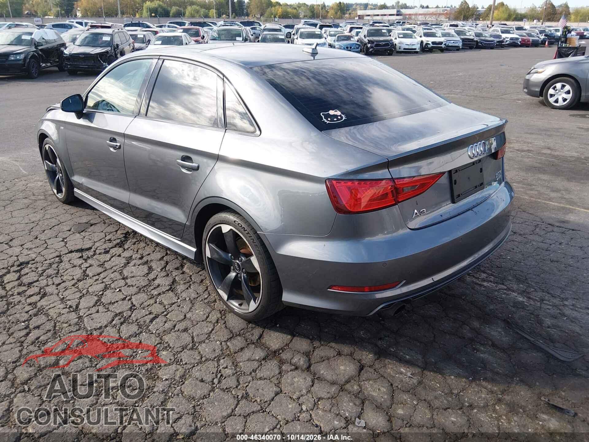 AUDI A3 2016 - WAUB8GFF9G1053092