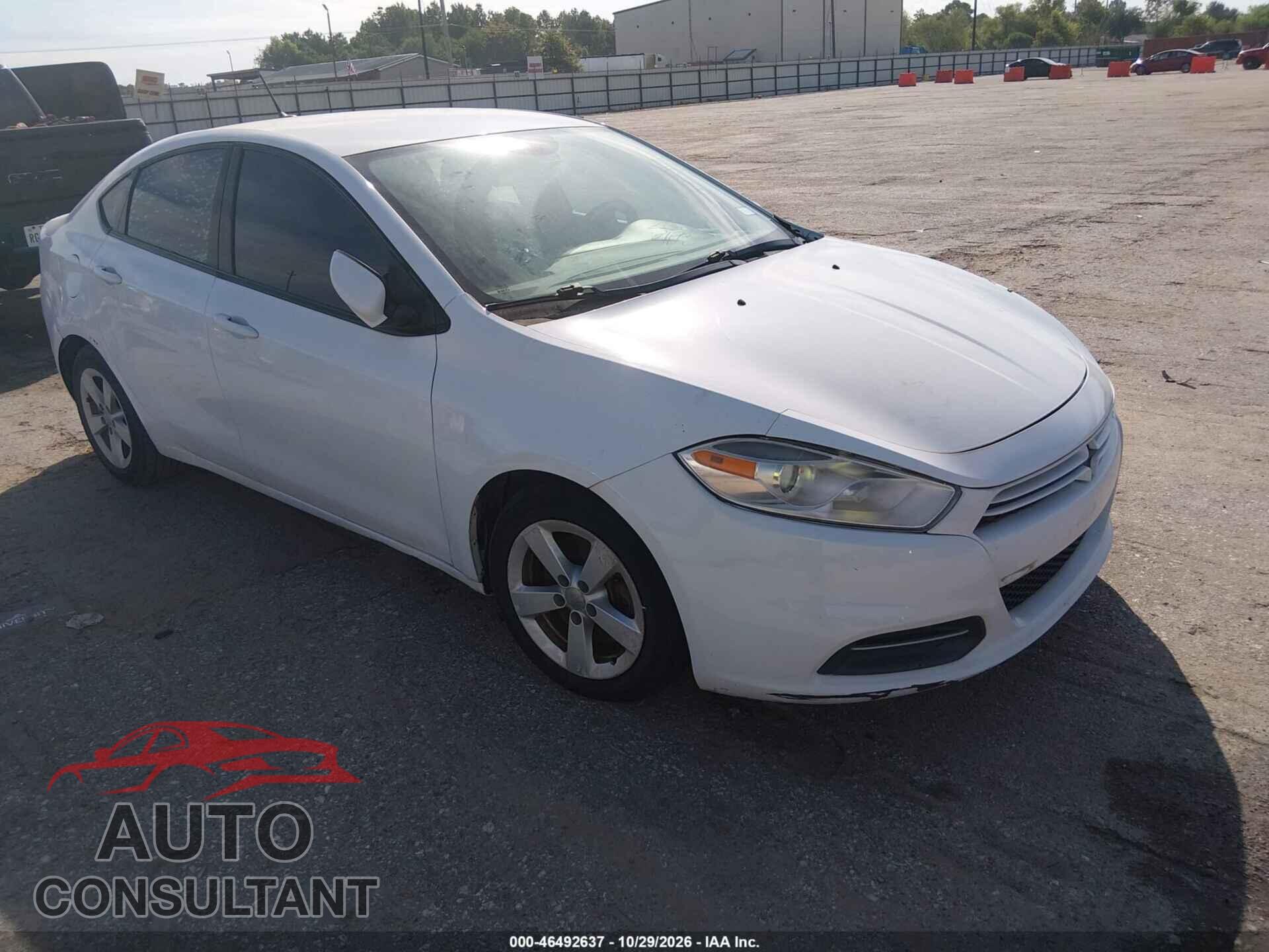 DODGE DART 2016 - 1C3CDFFA8GD820015