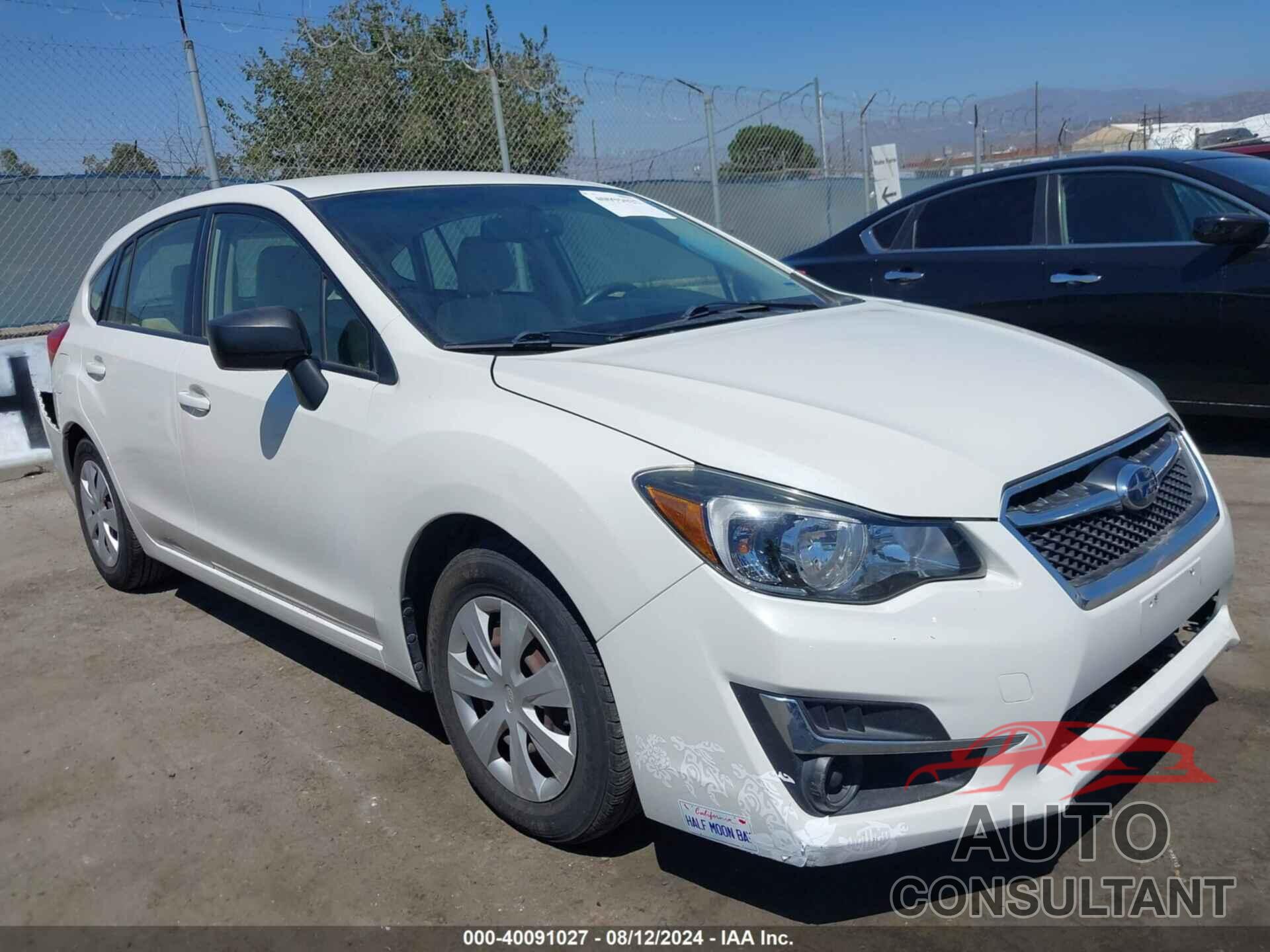 SUBARU IMPREZA 2016 - JF1GPAA67G8200362