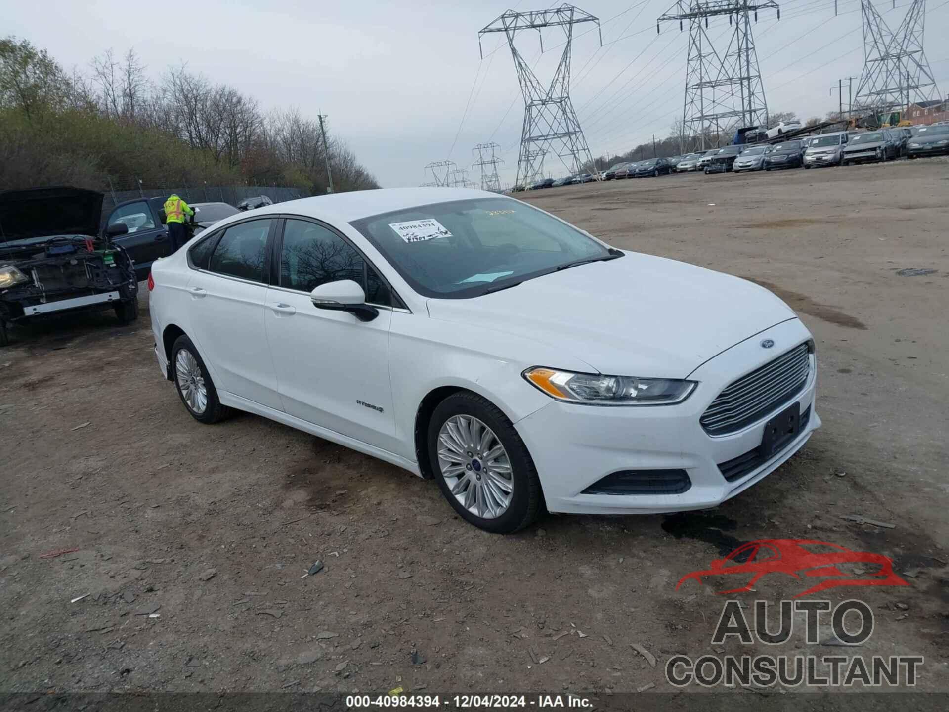 FORD FUSION HYBRID 2013 - 3FA6P0LU9DR283112