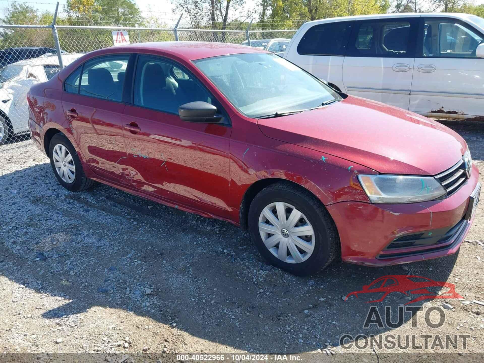 VOLKSWAGEN JETTA 2016 - 3VW267AJXGM403687