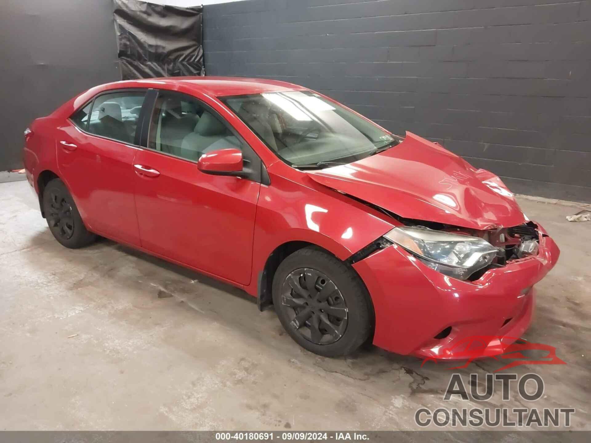 TOYOTA COROLLA 2016 - 2T1BURHE0GC568301