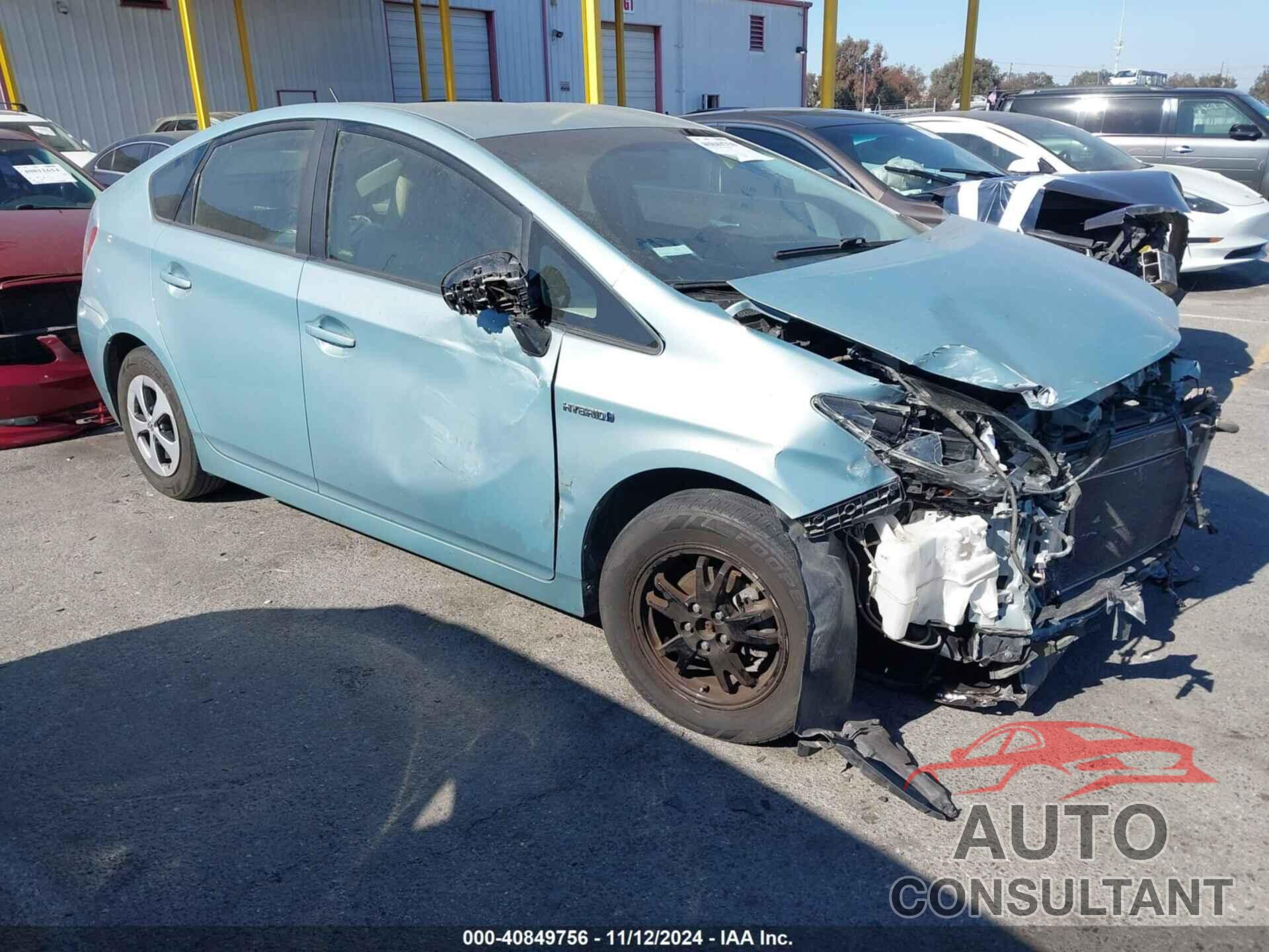 TOYOTA PRIUS 2013 - JTDKN3DUXD1662547