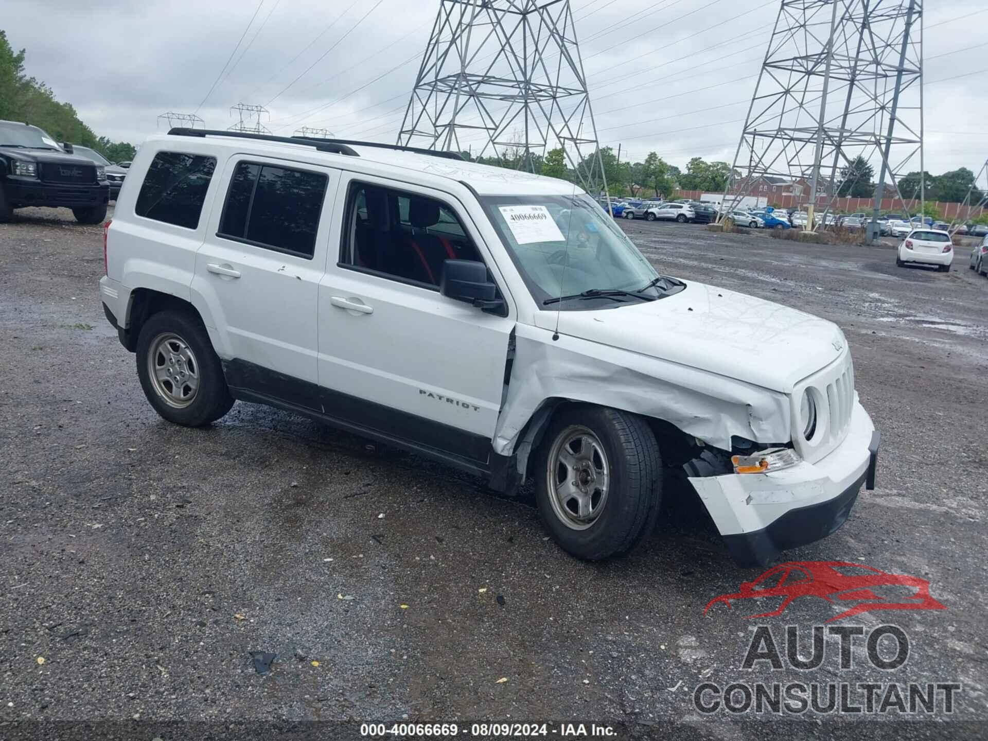 JEEP PATRIOT 2016 - 1C4NJRBB3GD797921
