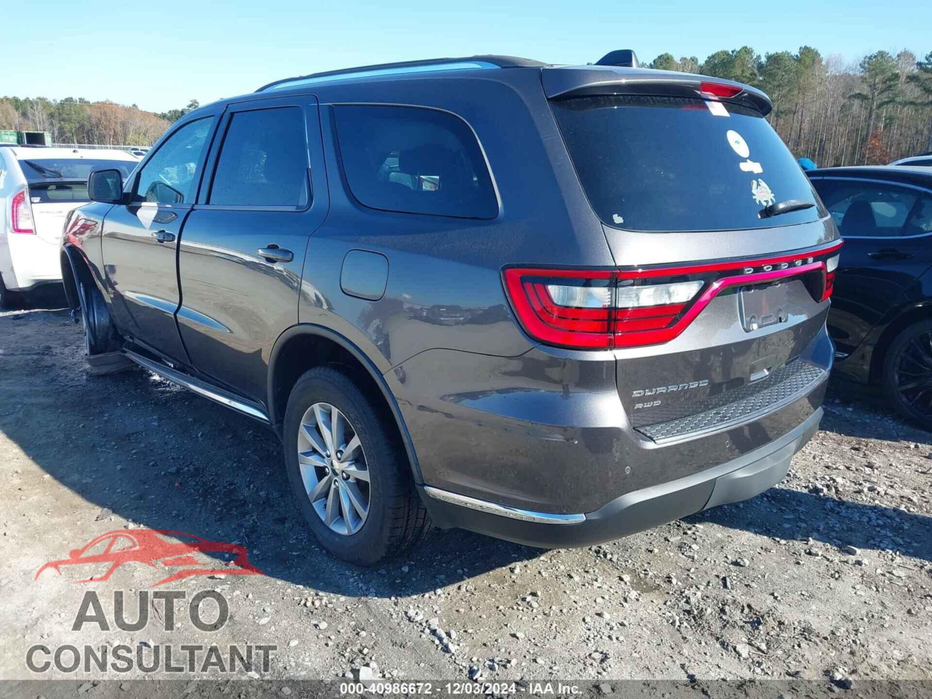 DODGE DURANGO 2017 - 1C4RDJAG8HC709475
