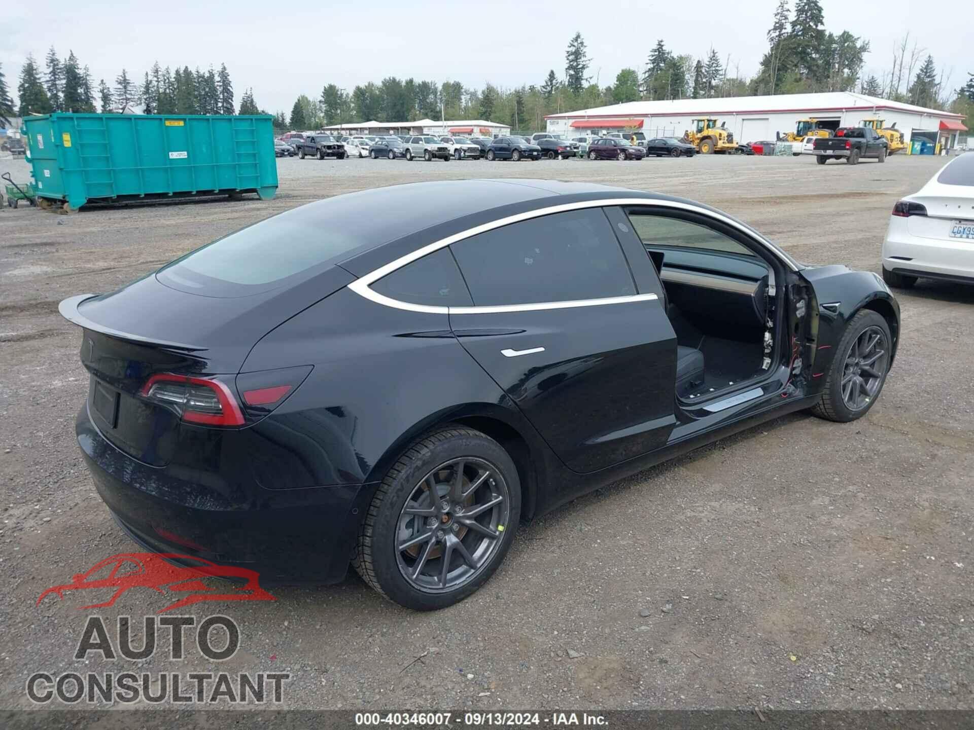 TESLA MODEL 3 2019 - 5YJ3E1EA6KF193359