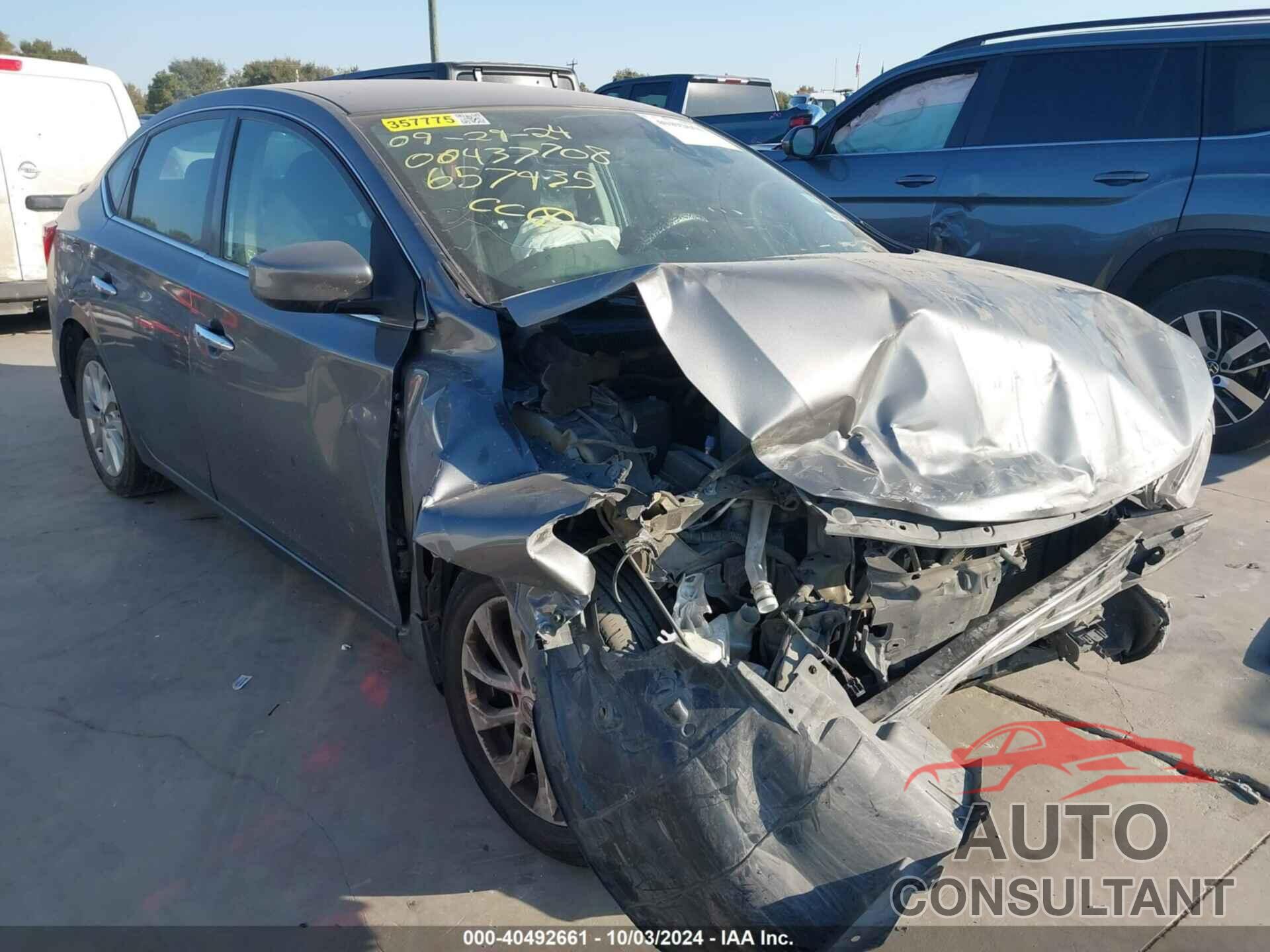 NISSAN SENTRA 2018 - 3N1AB7AP3JL657935