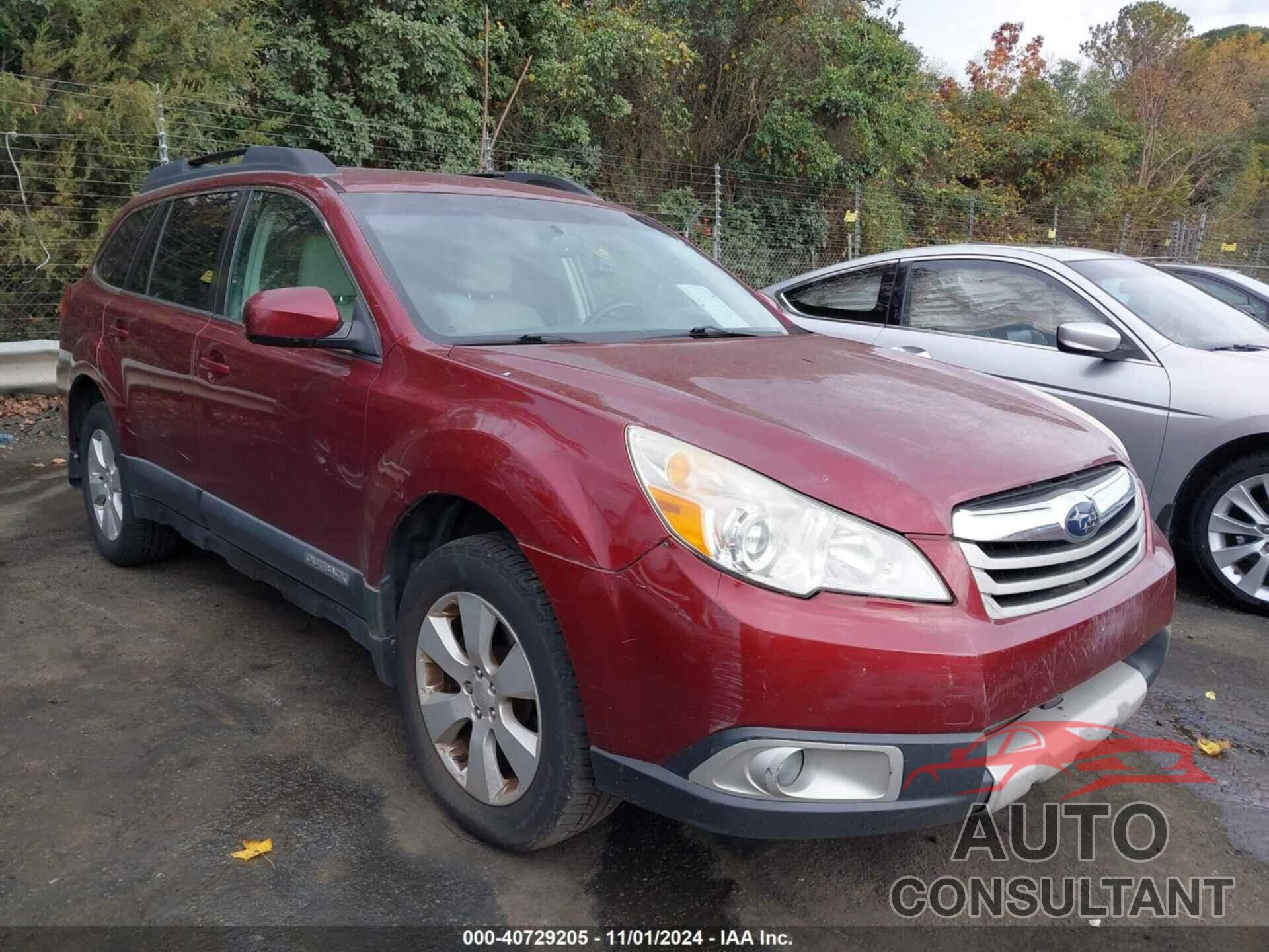 SUBARU OUTBACK 2011 - 4S4BRBKC0B3342367