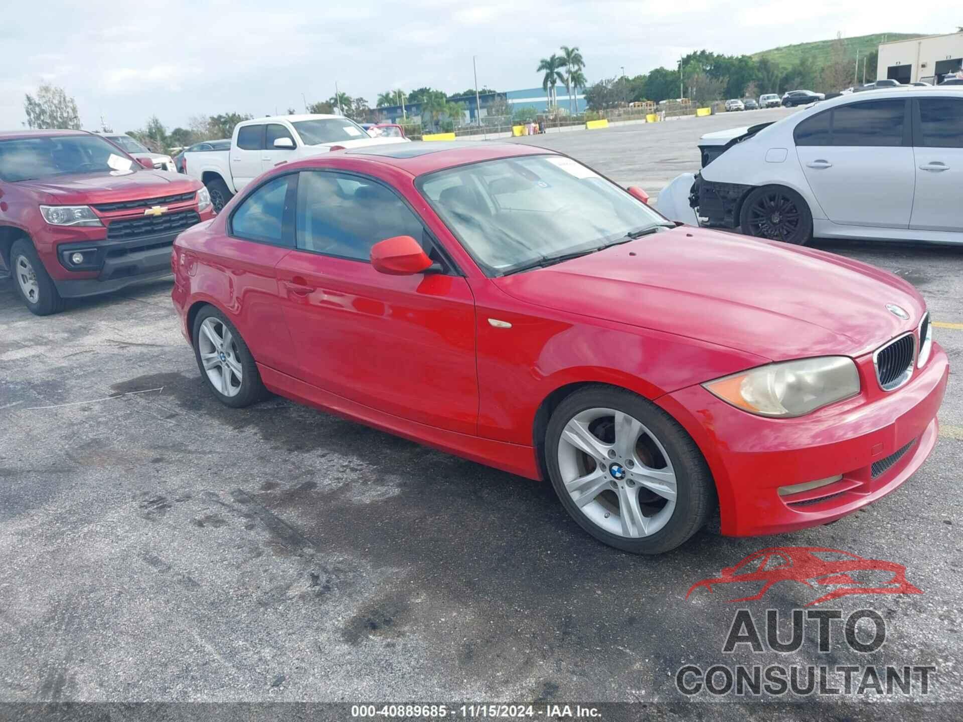 BMW 128I 2011 - WBAUP7C54BVM54431