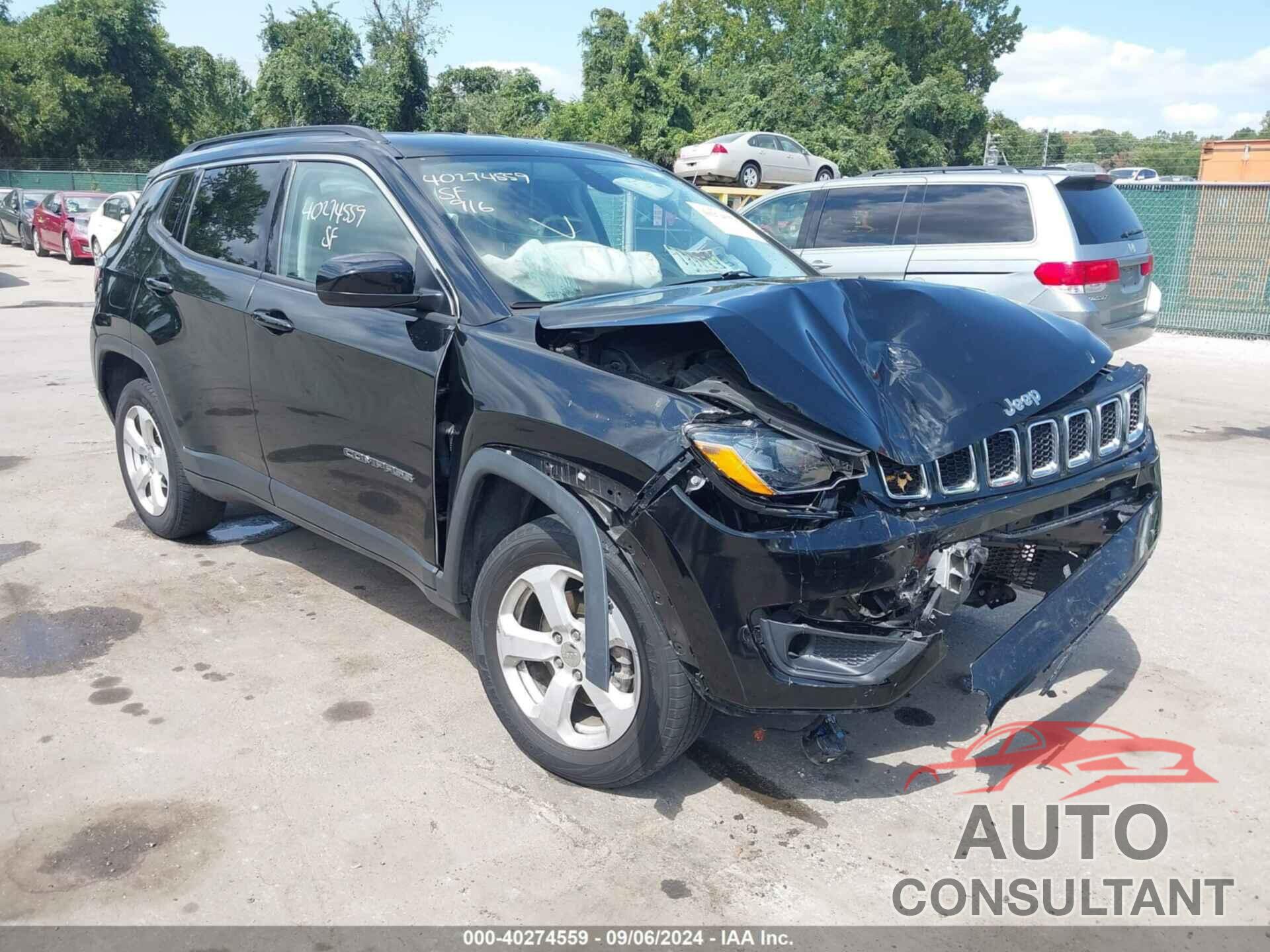 JEEP COMPASS 2019 - 3C4NJDBB9KT806885