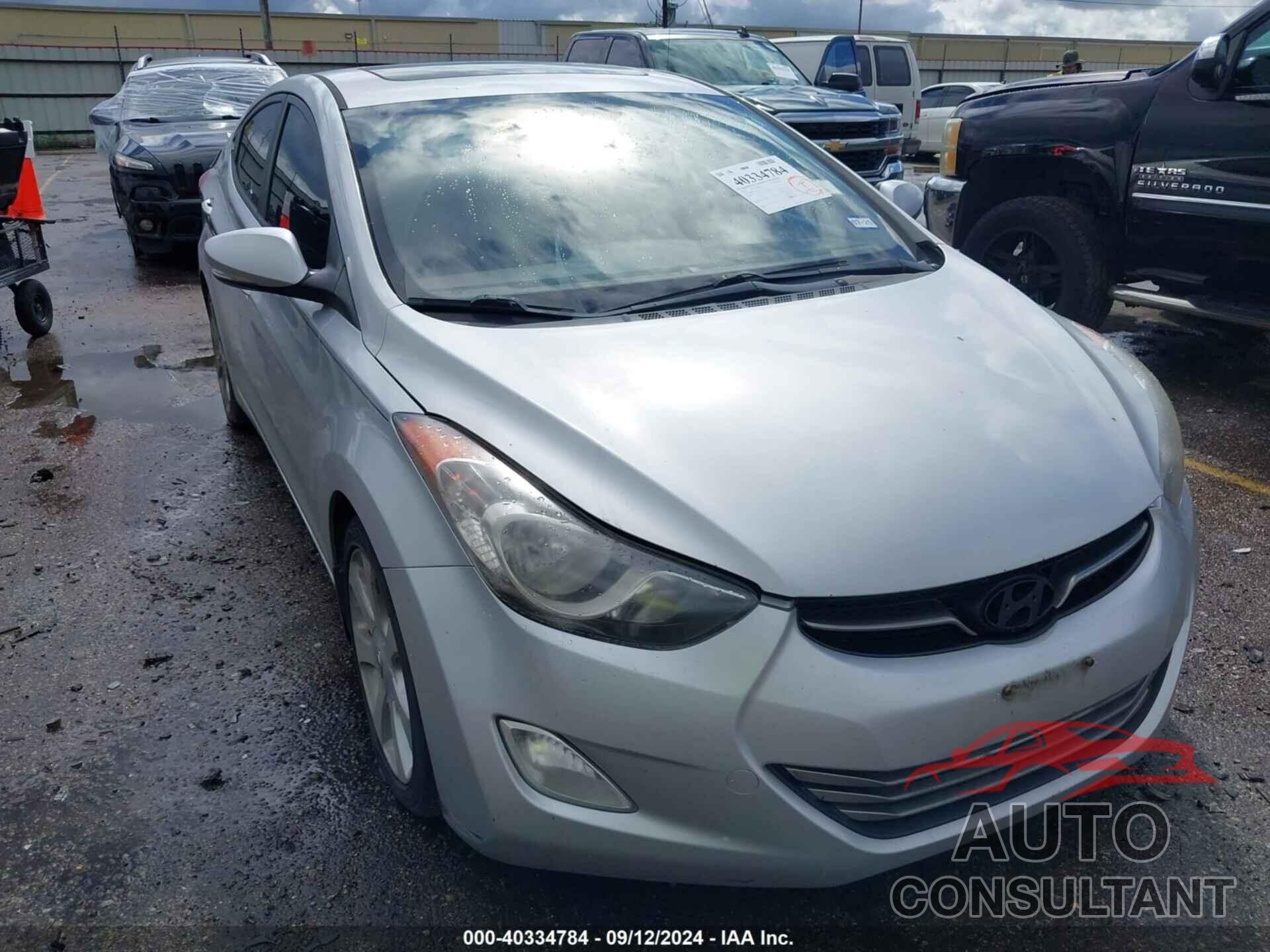 HYUNDAI ELANTRA 2013 - KMHDH4AE2DU781030