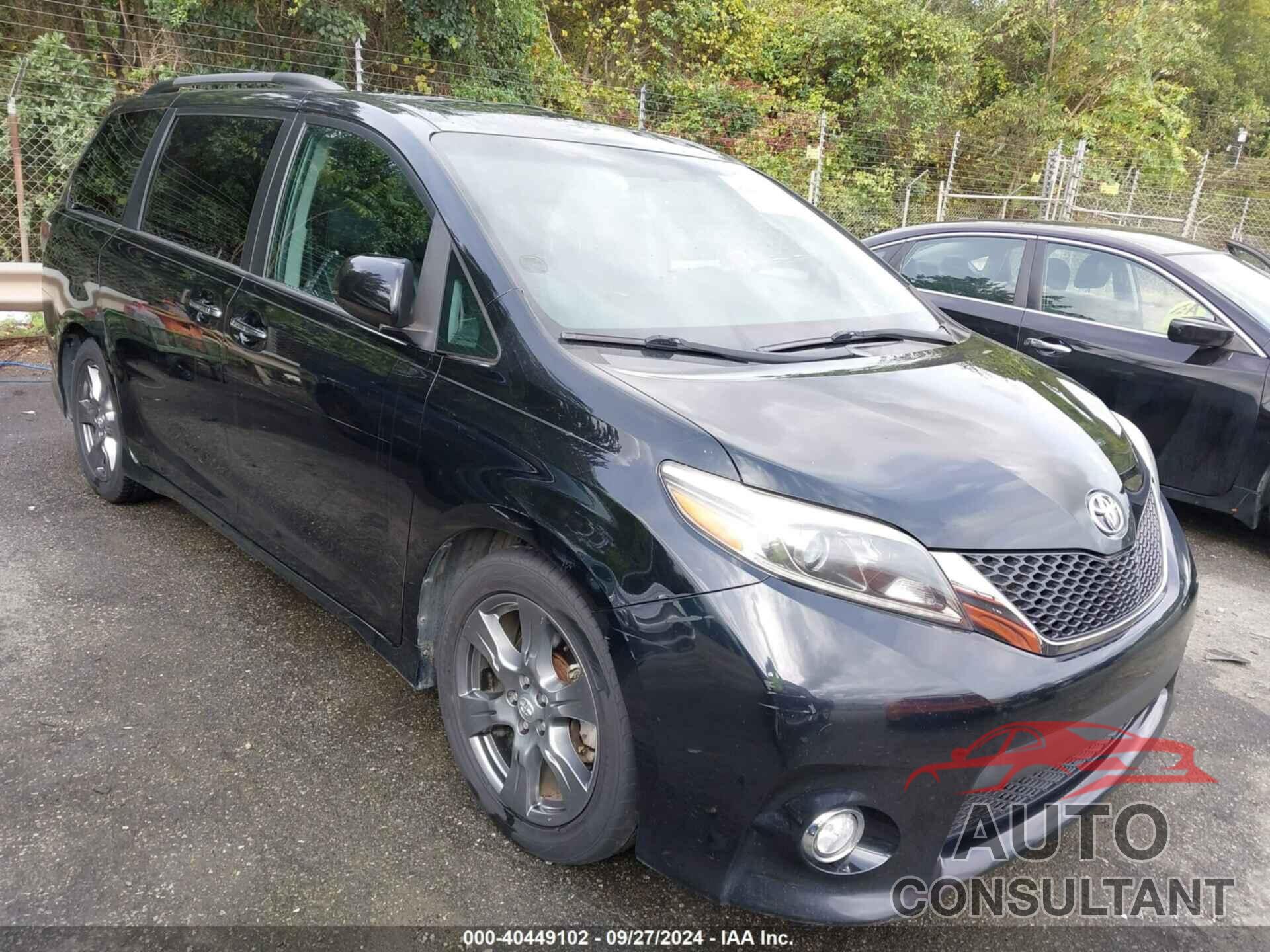 TOYOTA SIENNA 2017 - 5TDXZ3DC6HS780847