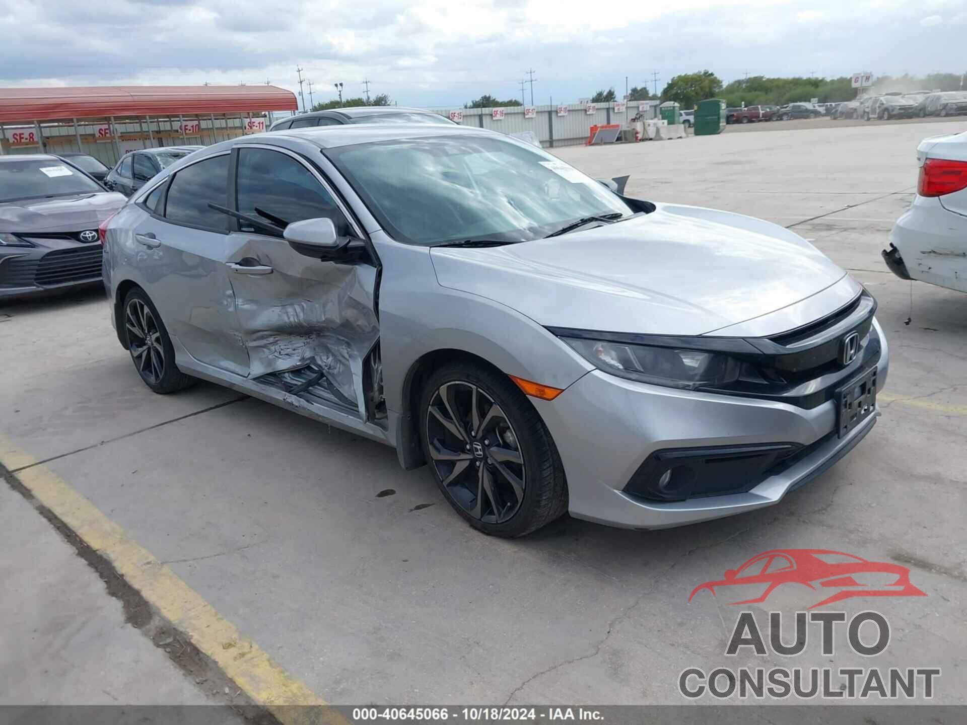 HONDA CIVIC 2019 - 2HGFC2F82KH599705